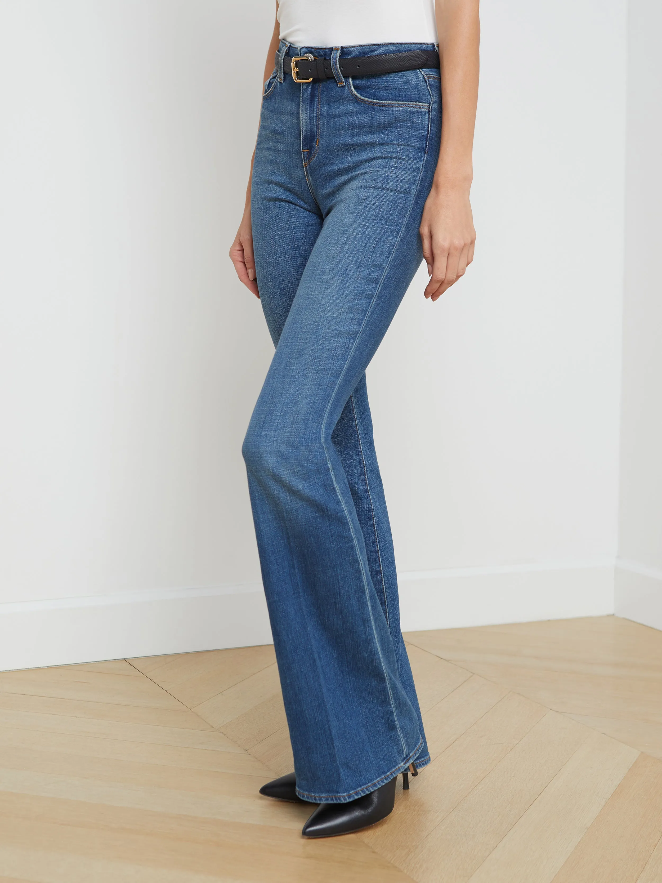 Bell Flare Jean sold by L'AGENCE product image thumbnail 3