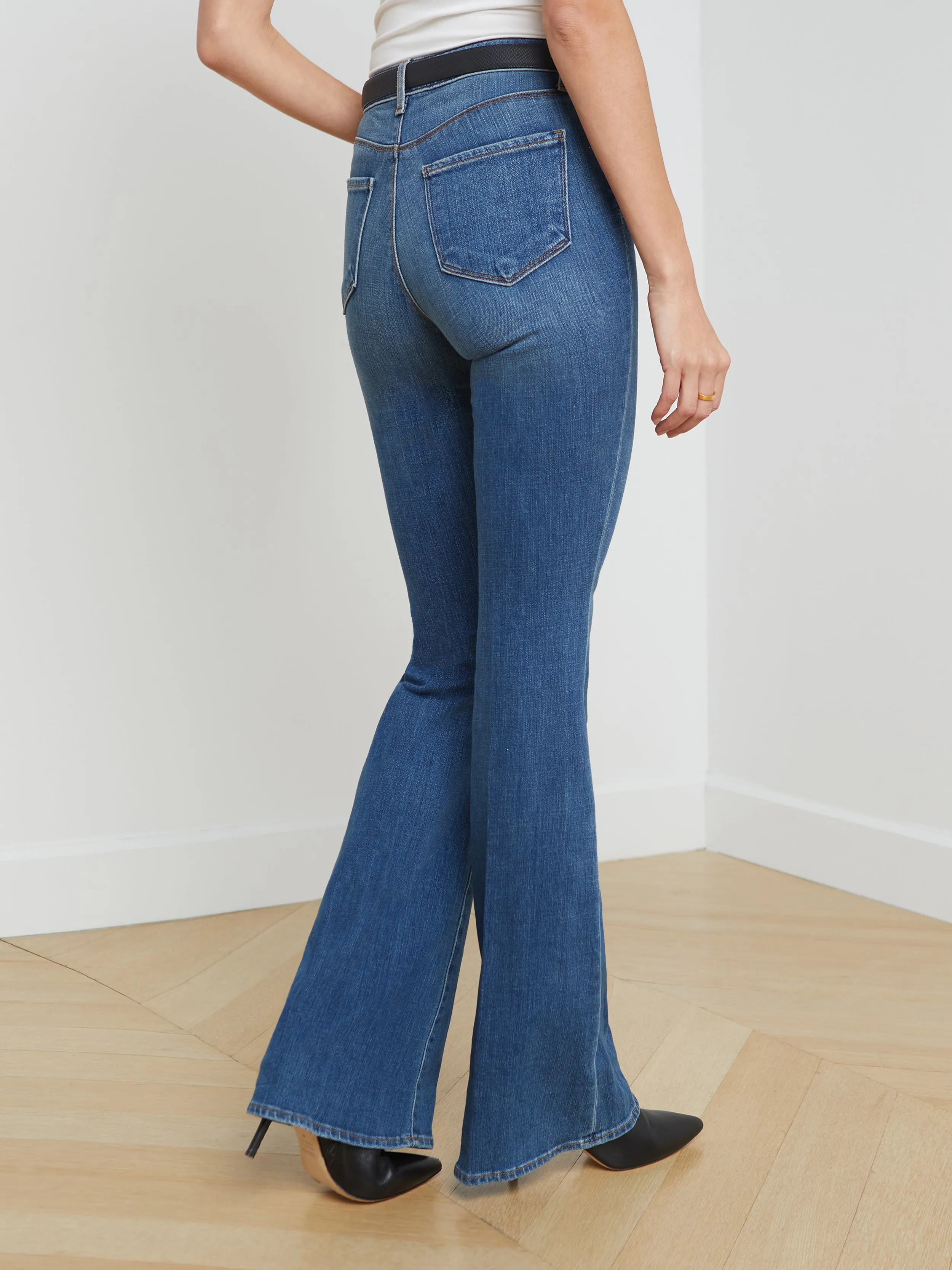 Bell Flare Jean sold by L'AGENCE product image thumbnail 4