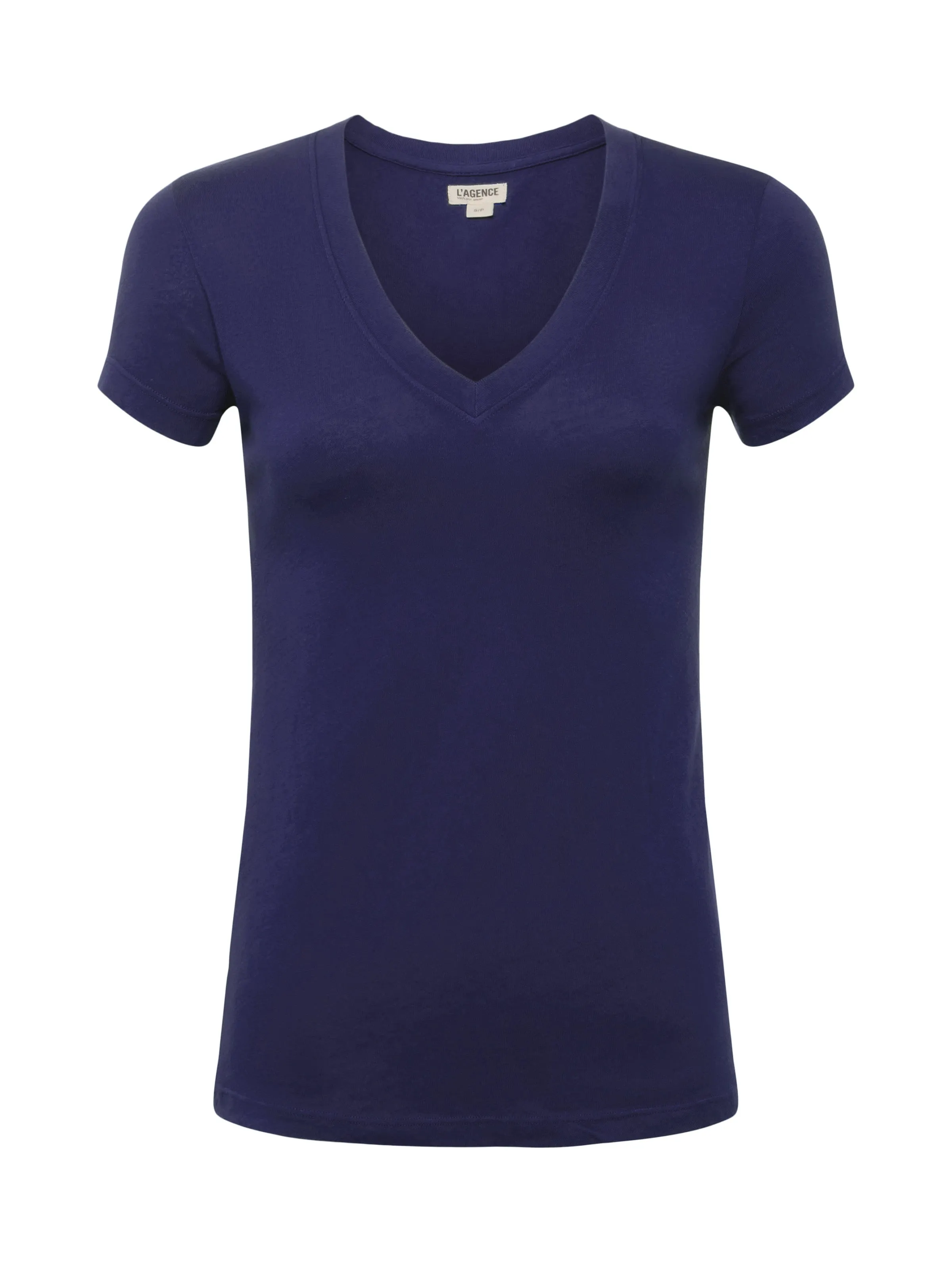 Becca Cotton V-Neck Tee sold by L'AGENCE product image thumbnail 5