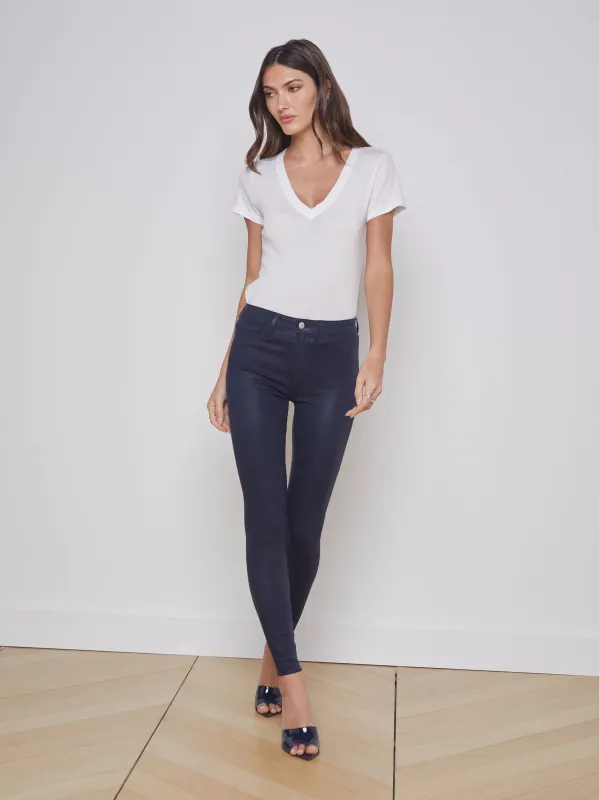 Marguerite Coated Skinny Jean sold by L'AGENCE