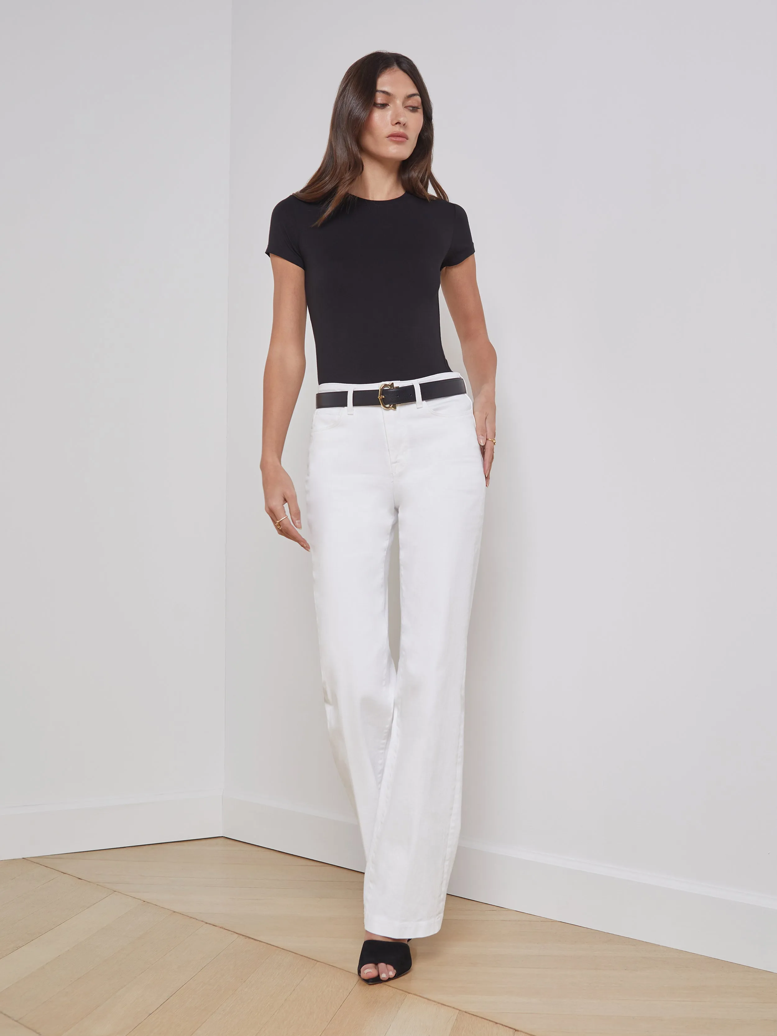 Ressi Fitted Tee sold by L'AGENCE product image thumbnail 3