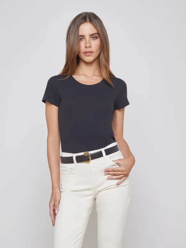 Cory Cotton Scoopneck Tee sold by L'AGENCE