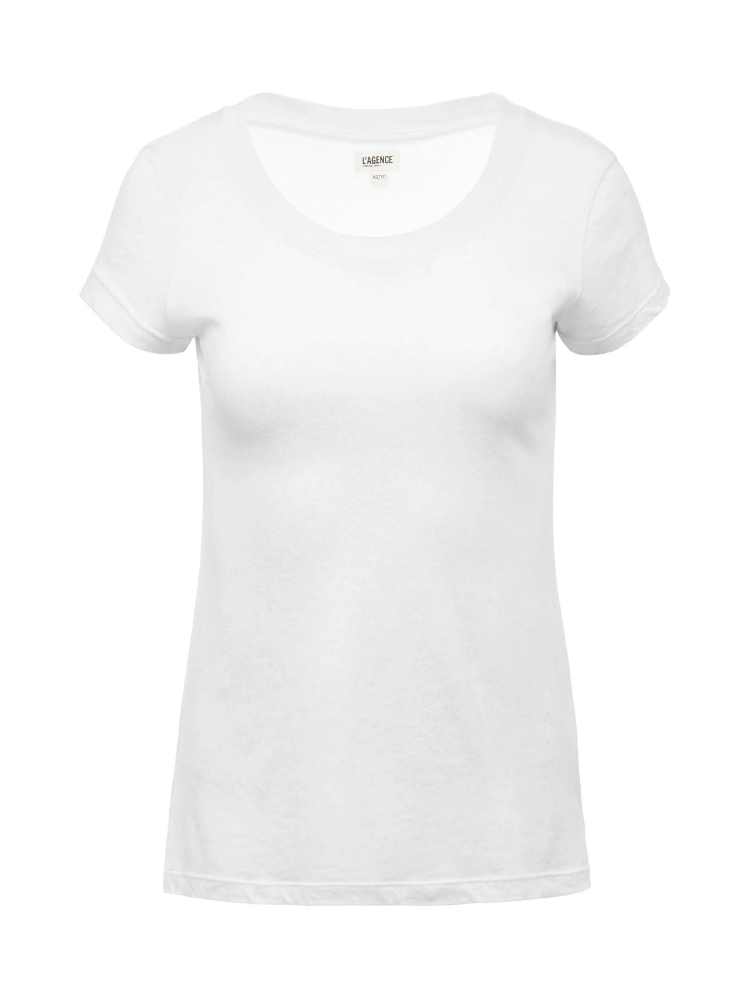 Cory Cotton Scoopneck Tee sold by L'AGENCE product image thumbnail 5