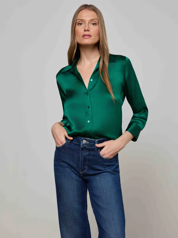 Dani Silk Blouse sold by L'AGENCE