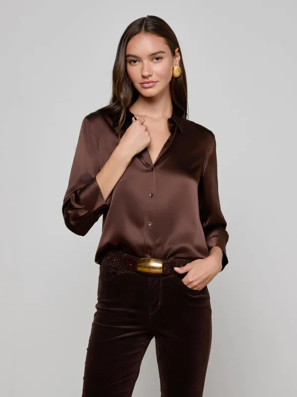 Dani Silk Blouse sold by L'AGENCE