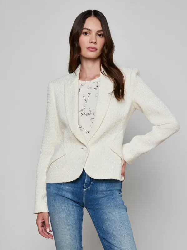 Jennah Tweed Blazer sold by L'AGENCE