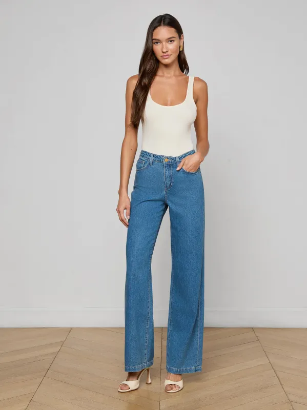 Scottie Wide-Leg Jean sold by L'AGENCE