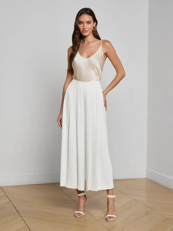 Novalynn Cropped Pleated Pant sold by L'AGENCE