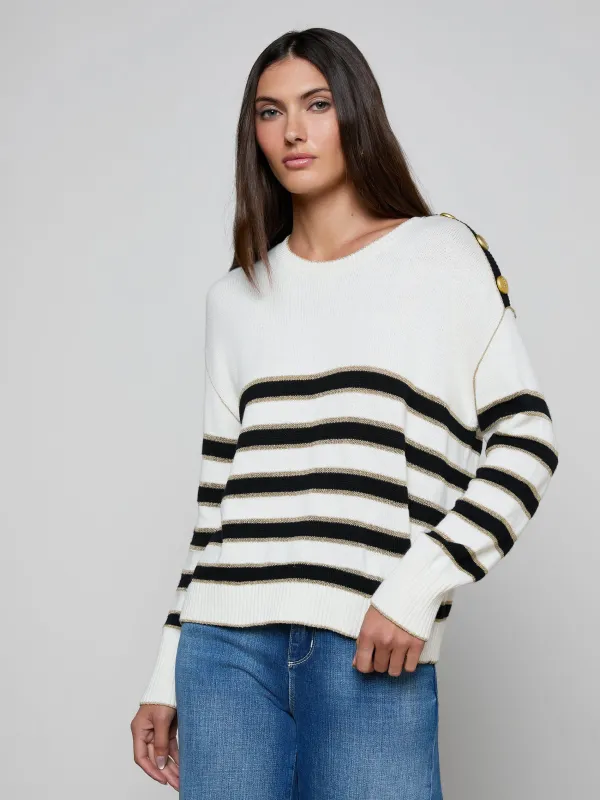 Bishop Striped Sweater sold by L'AGENCE