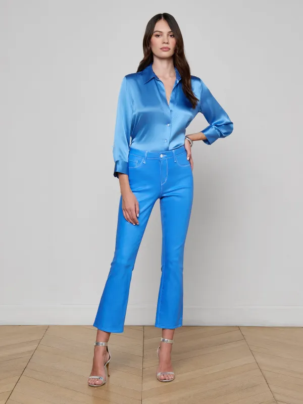 Tati Coated Bootcut Jean sold by L'AGENCE