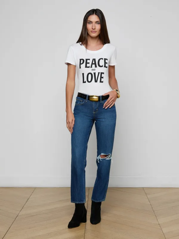 Nevia Slouchy Straight-Leg Jean sold by L'AGENCE