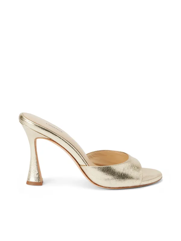 Avery Leather Open-Toe Mule sold by L'AGENCE