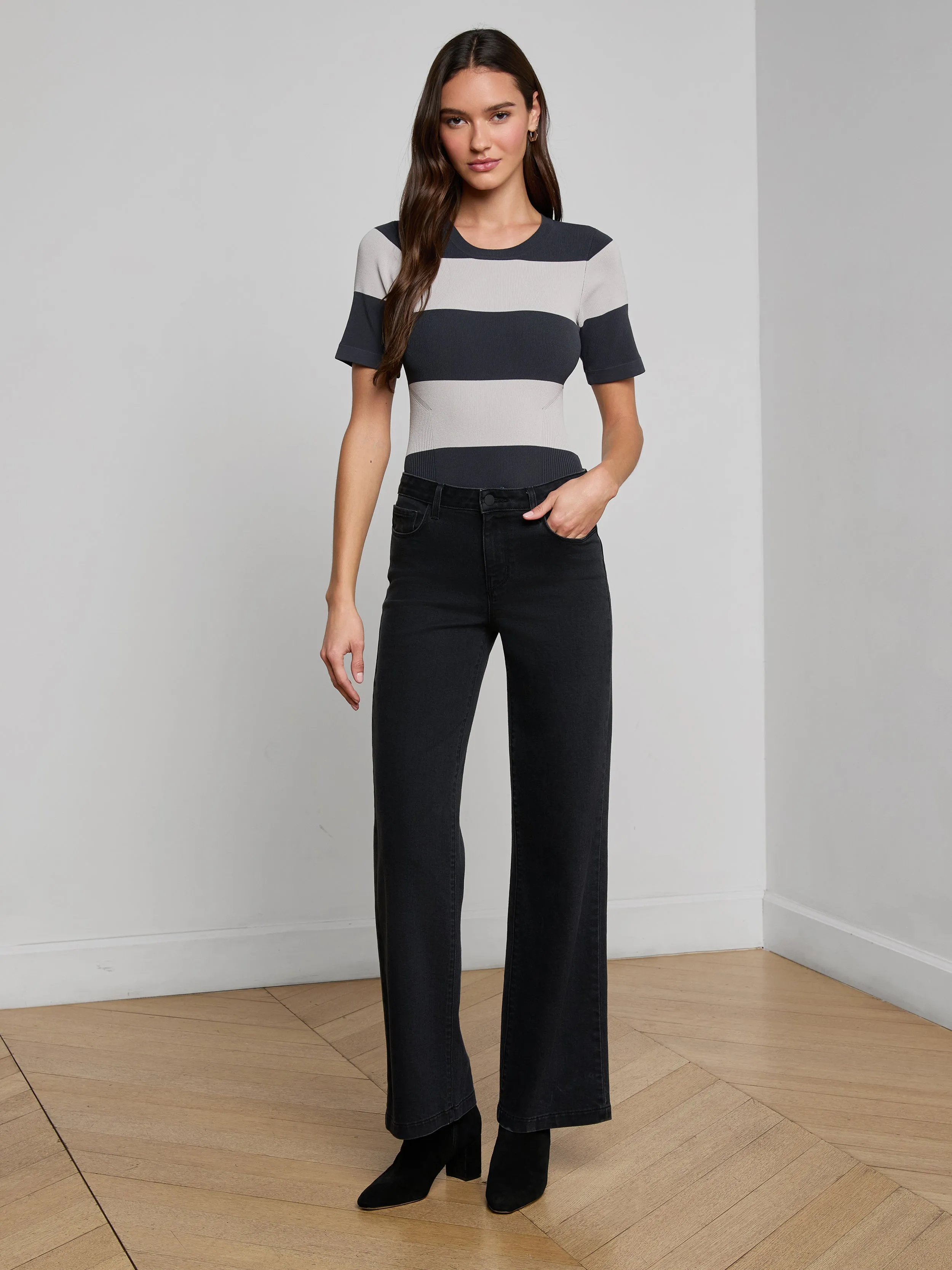 Rosemond Bodysuit sold by L'AGENCE product image thumbnail 3