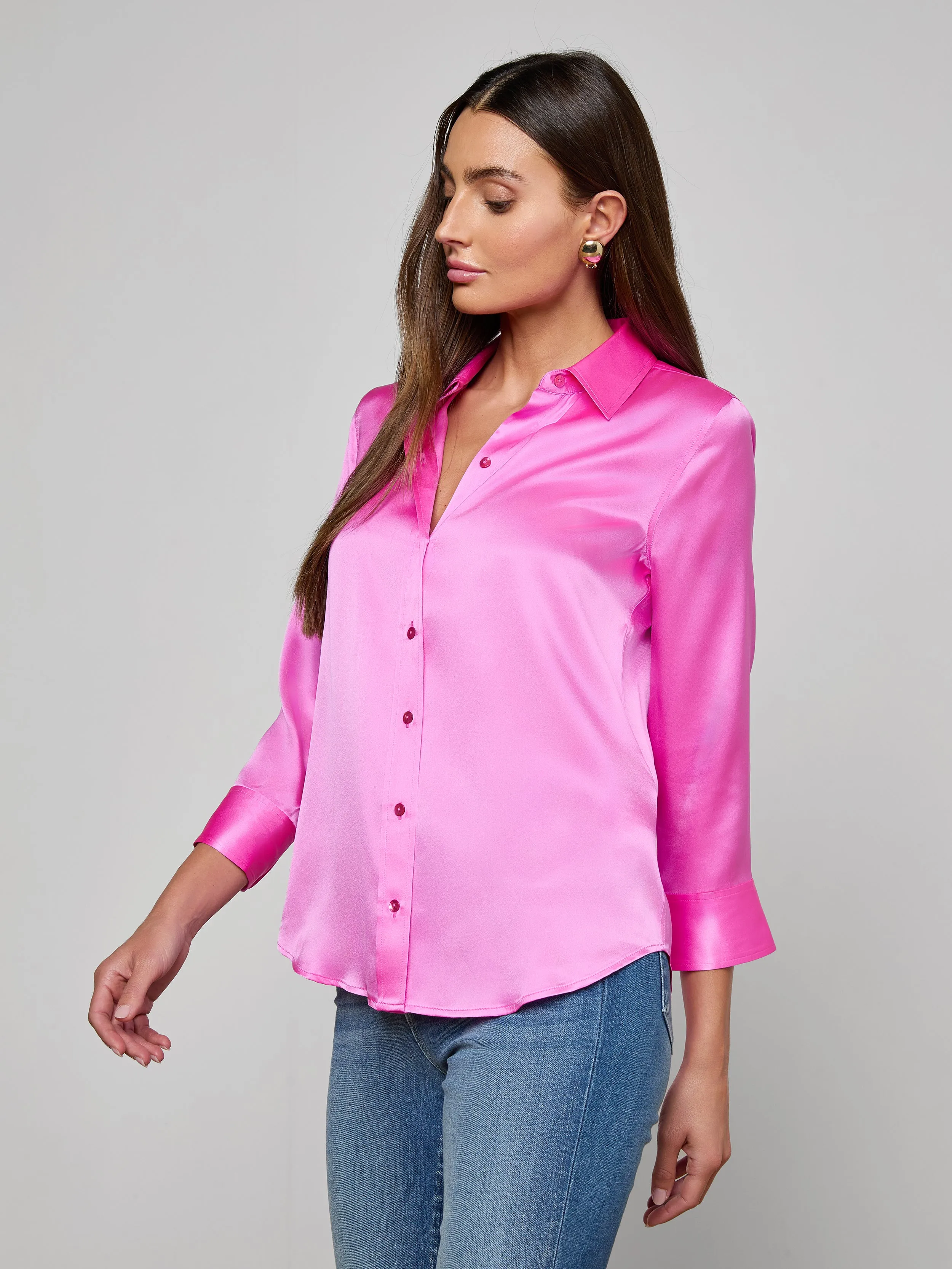 Dani Silk Blouse sold by L'AGENCE product image thumbnail 2