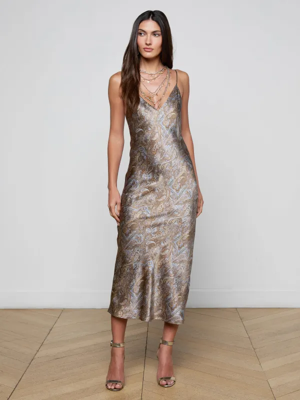 Seridie Silk Slip Dress sold by L'AGENCE