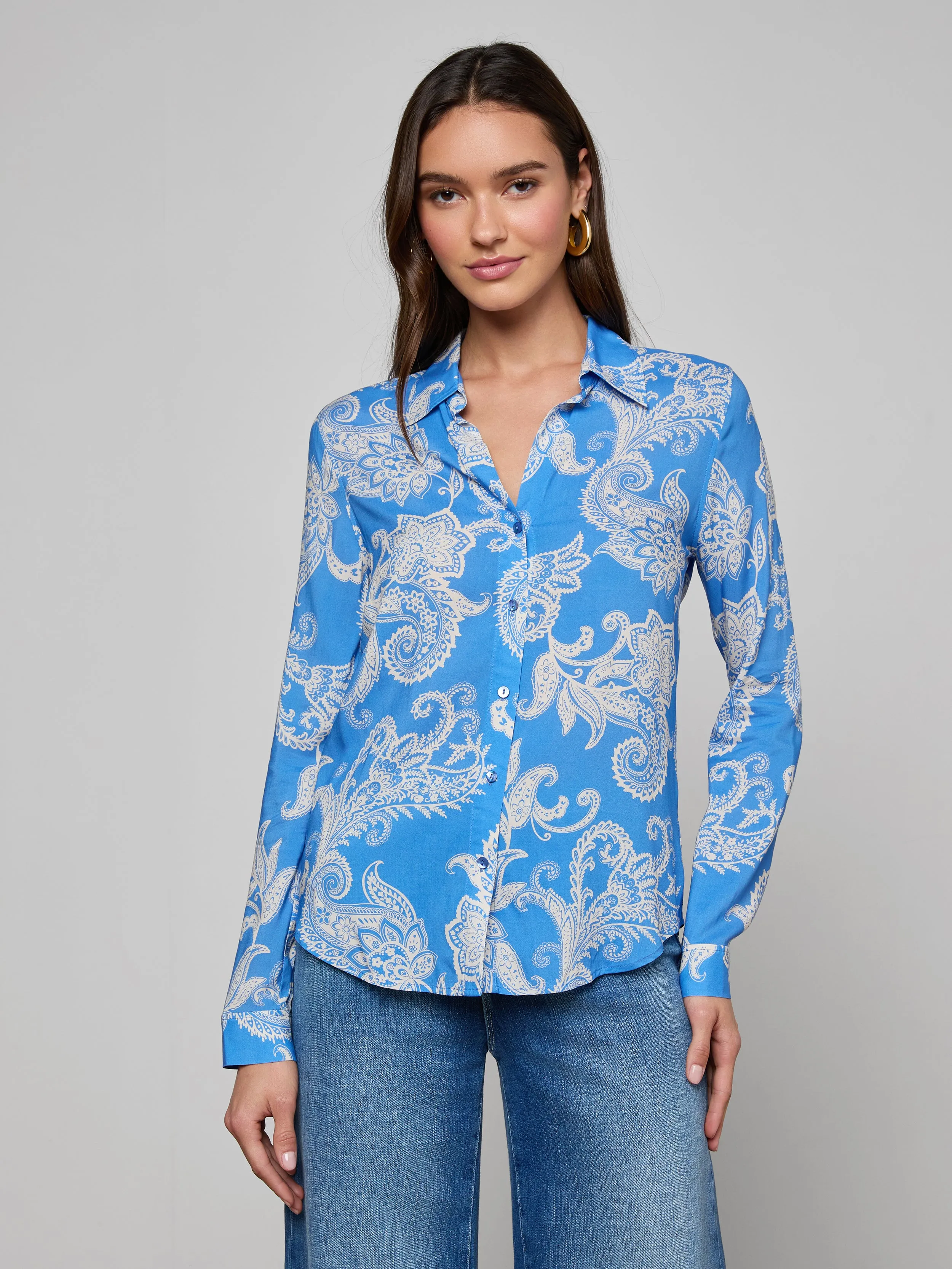 Holly Blouse sold by L'AGENCE product image thumbnail 3