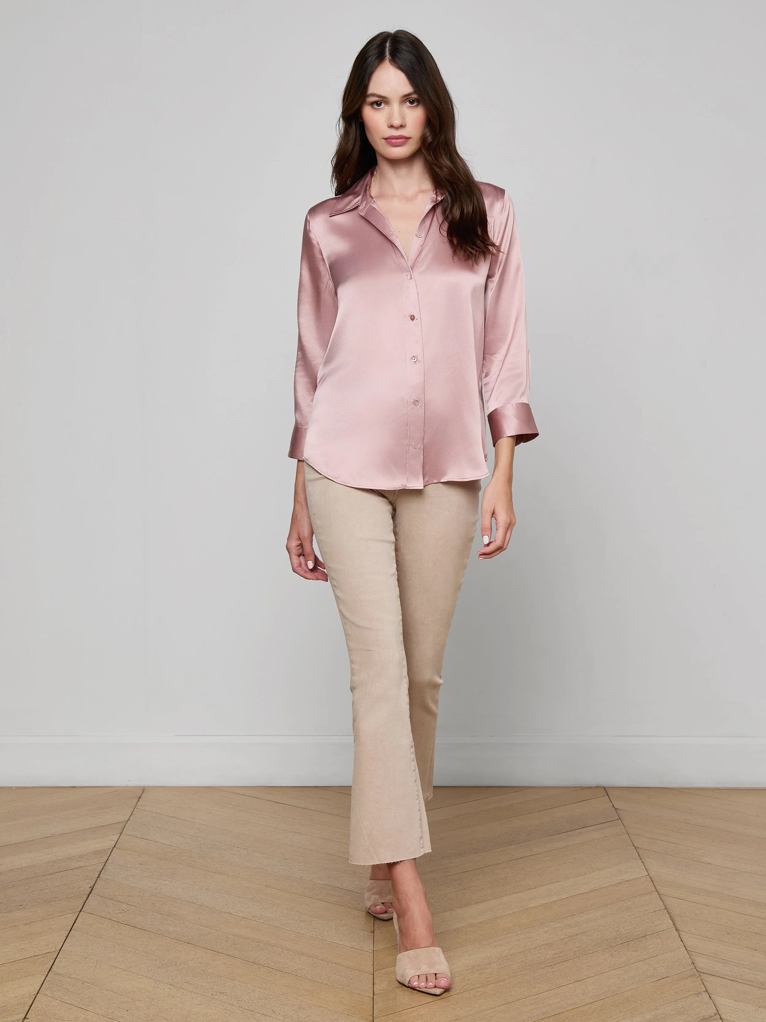 Dani Silk Blouse sold by L'AGENCE product image thumbnail 4
