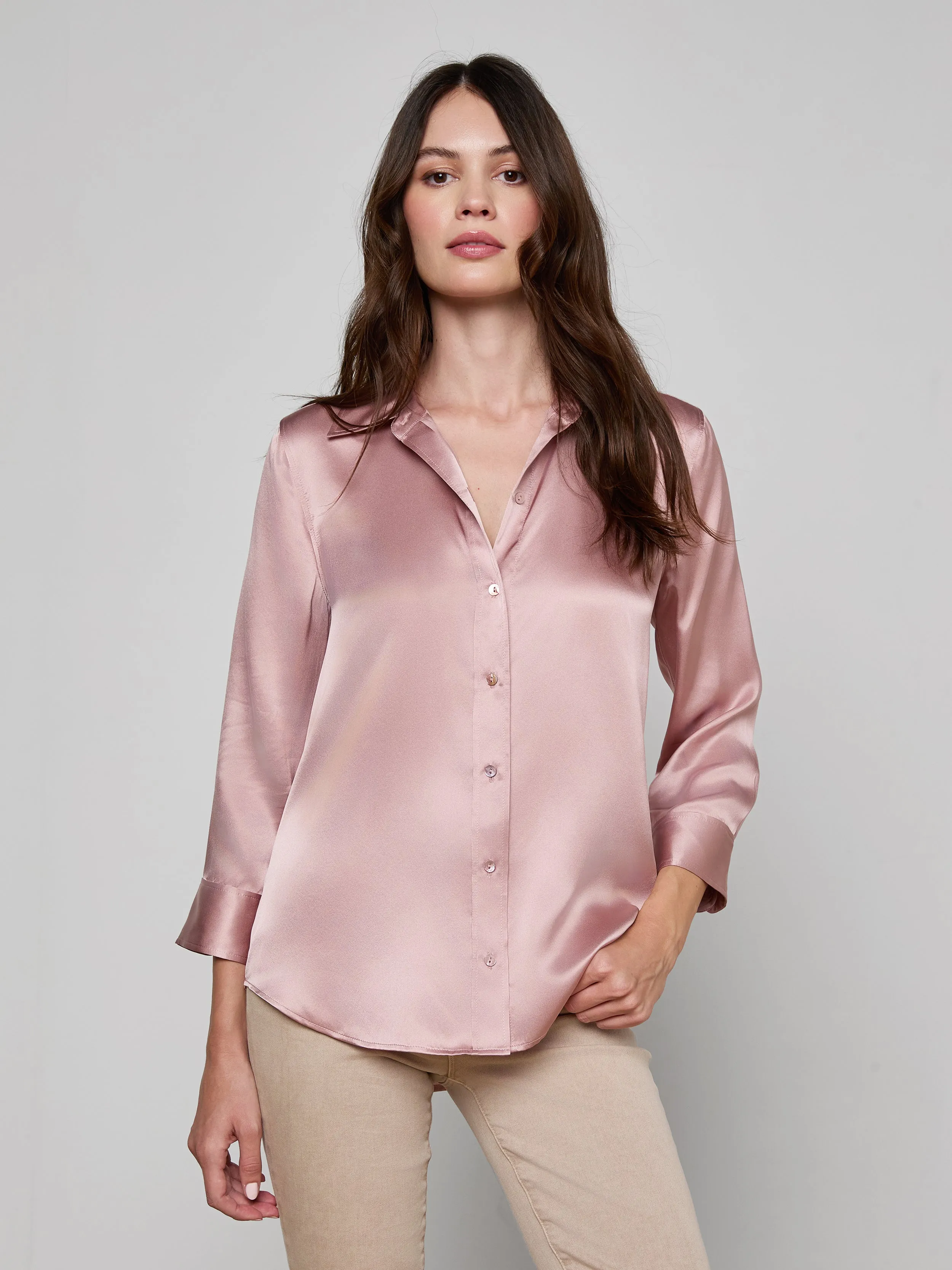 Dani Silk Blouse sold by L'AGENCE product image thumbnail 2