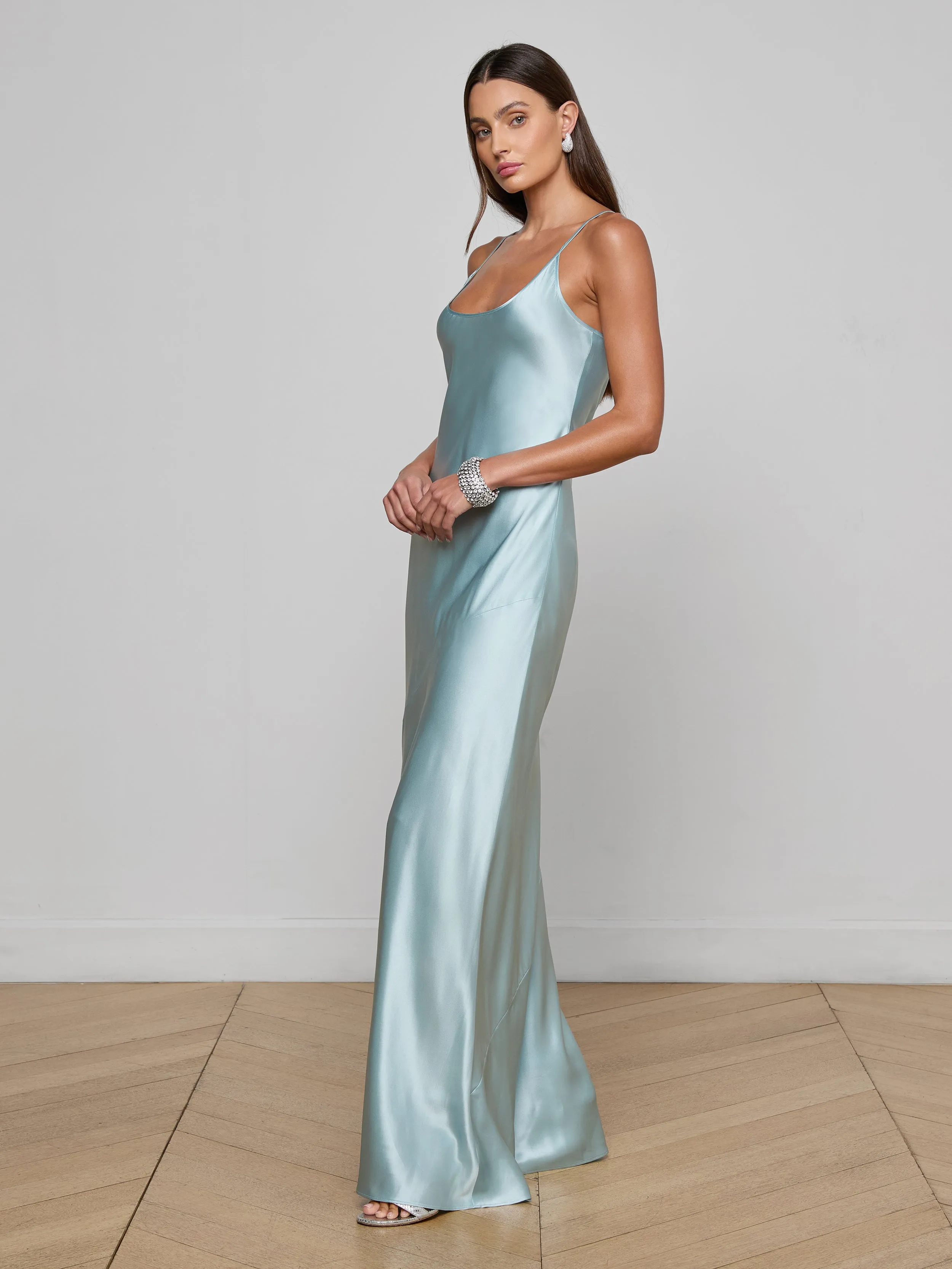 Charmaine Silk Gown sold by L'AGENCE product image thumbnail 2