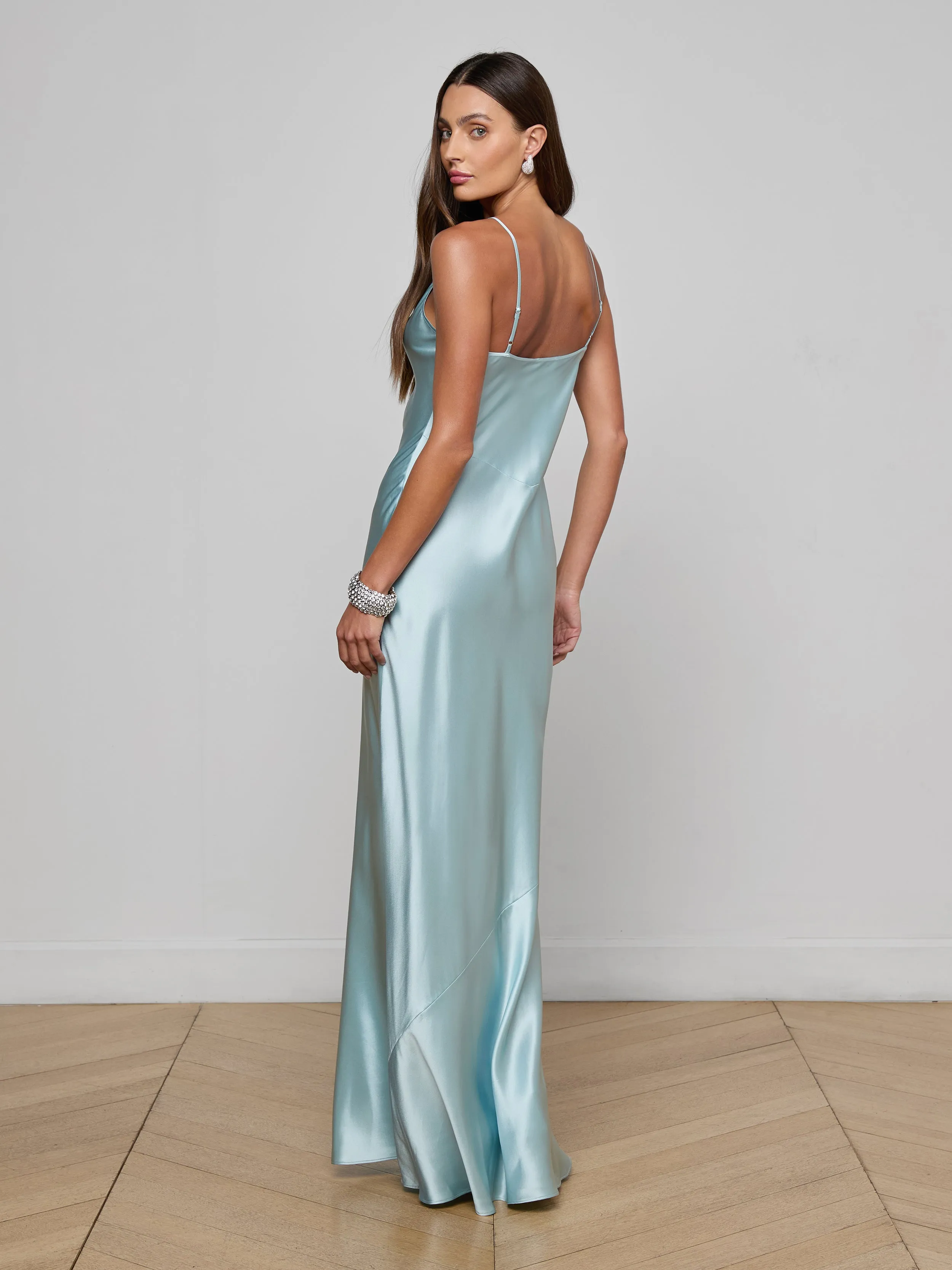 Charmaine Silk Gown sold by L'AGENCE product image thumbnail 3