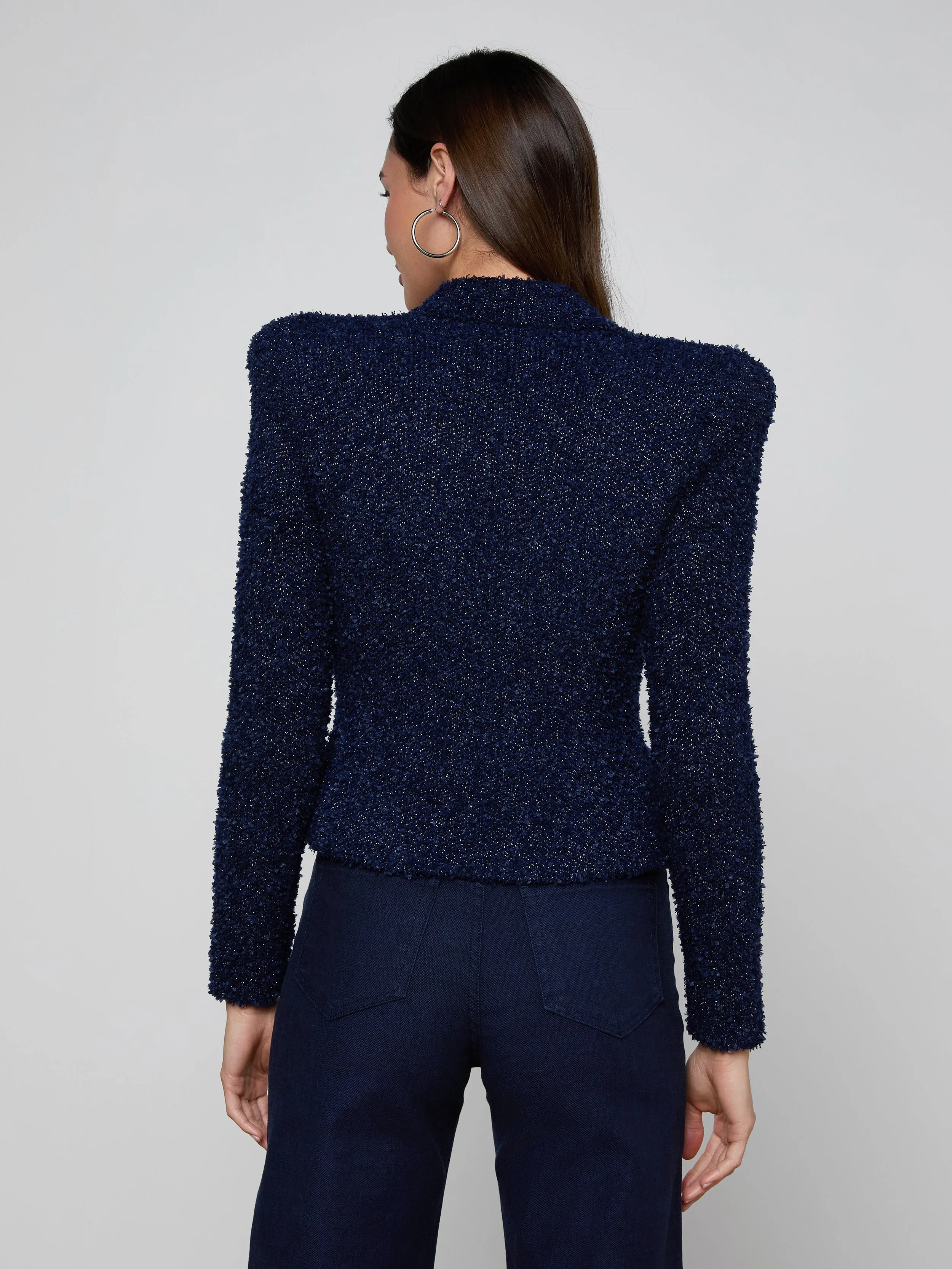 Bethany Knit Blazer sold by L'AGENCE product image thumbnail 5