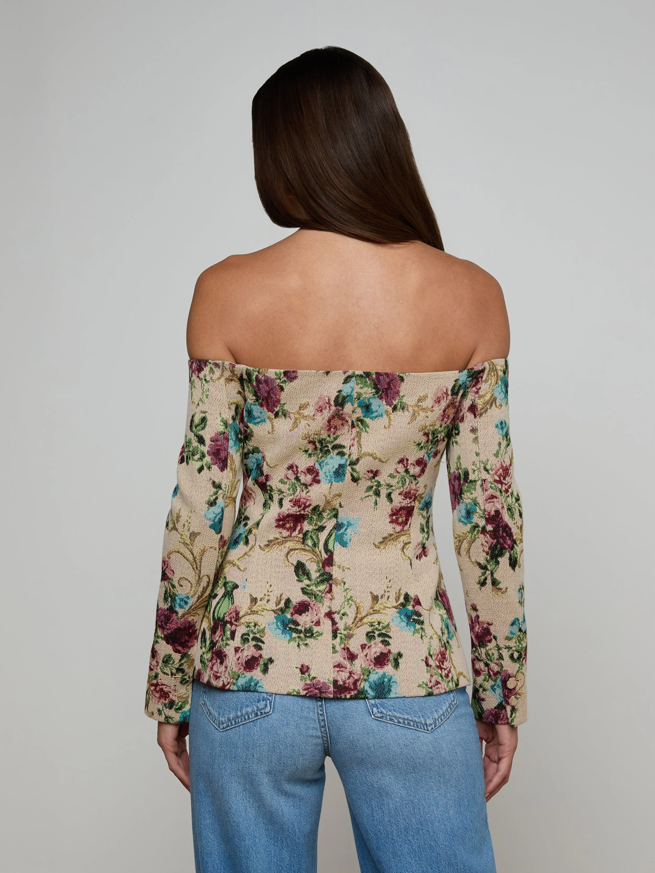 Alice Blazer Top sold by L'AGENCE product image thumbnail 4