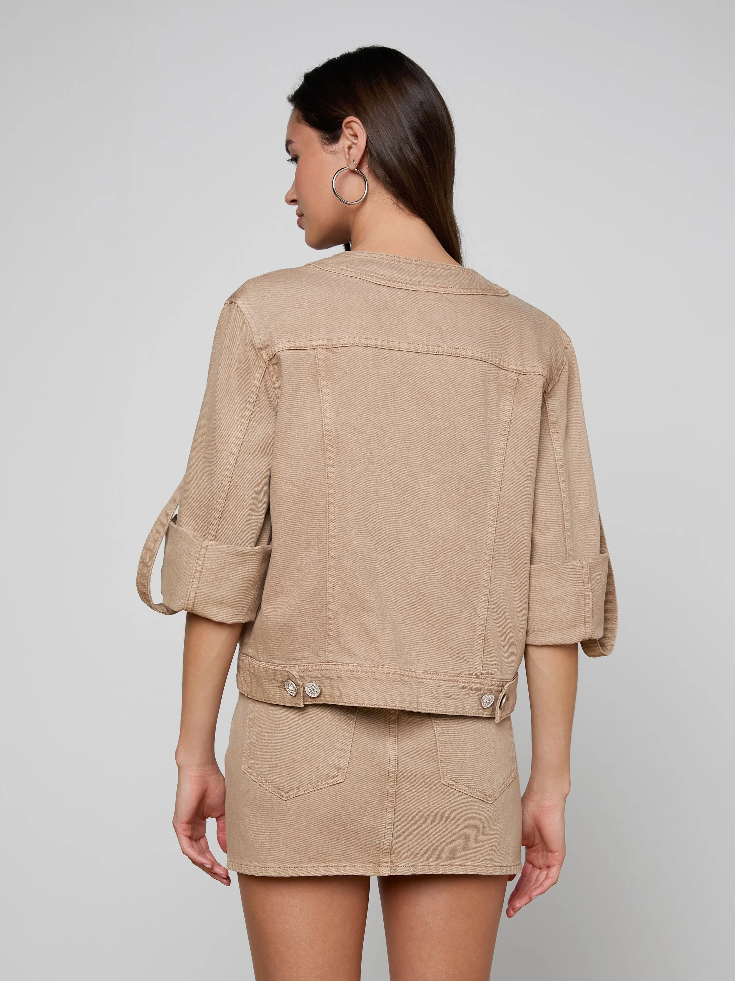 Anouk Jean Jacket sold by L'AGENCE product image thumbnail 5