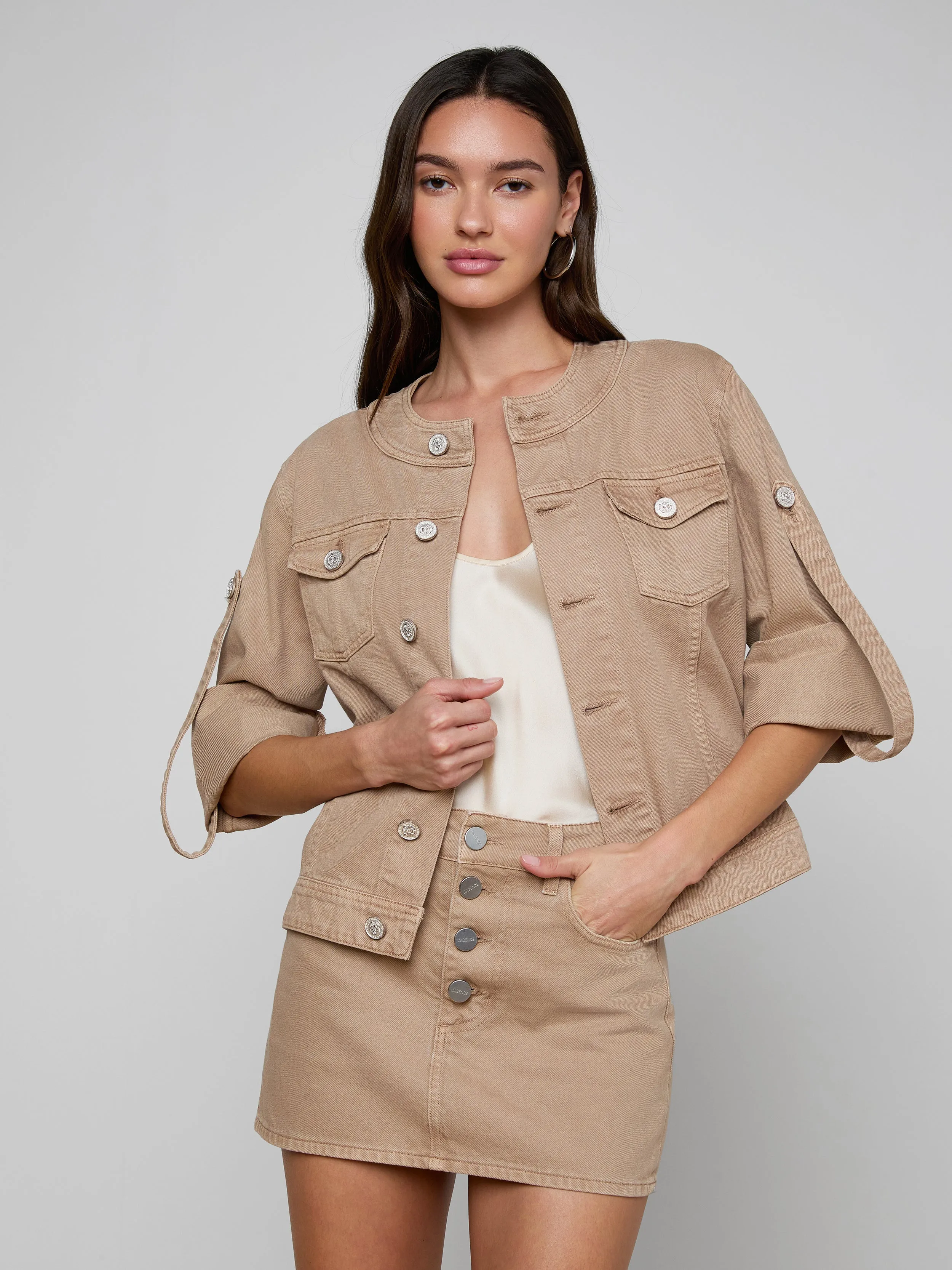 Anouk Jean Jacket sold by L'AGENCE