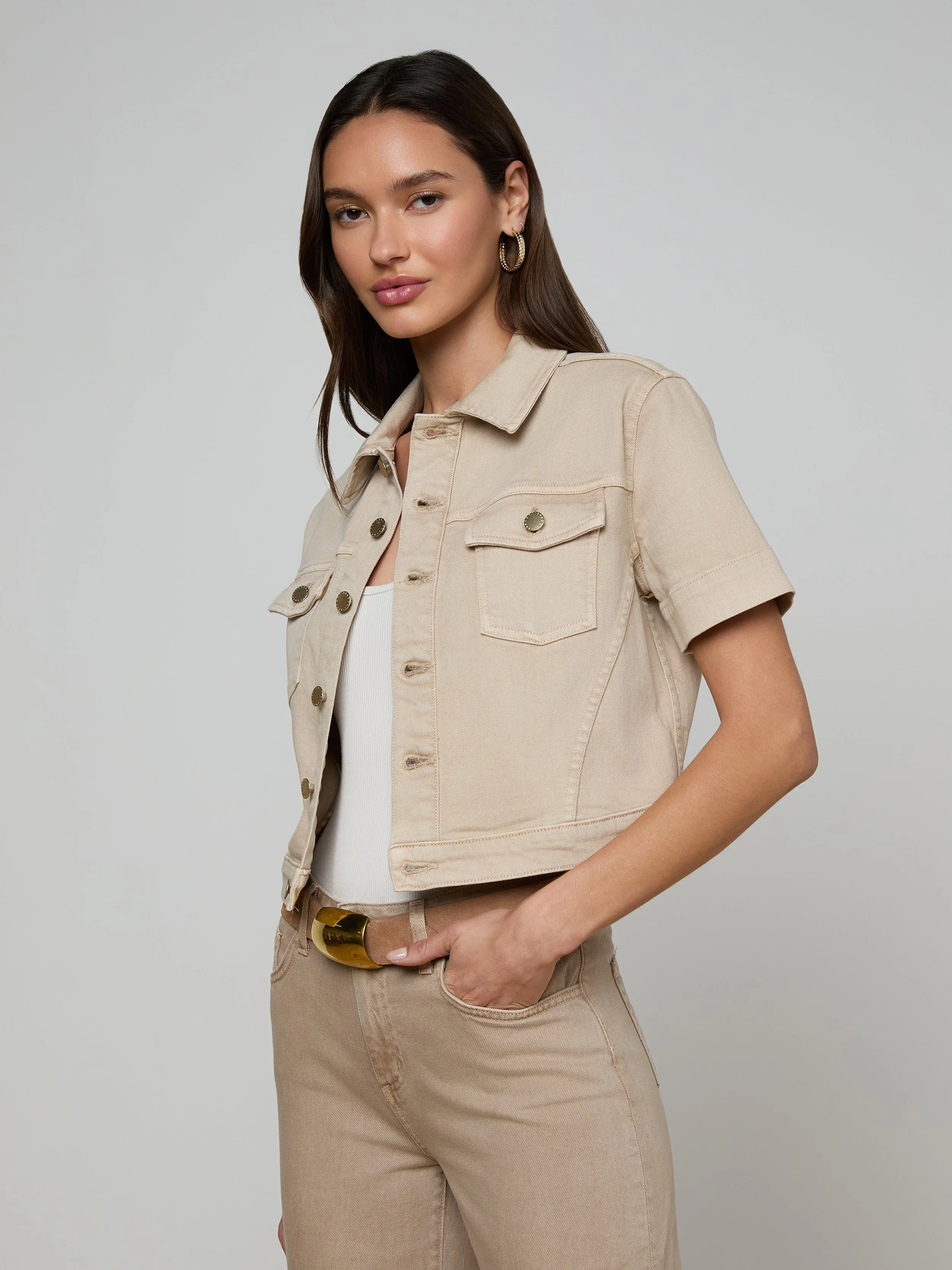Kirstie Jean Shirt Jacket sold by L'AGENCE product image thumbnail 2