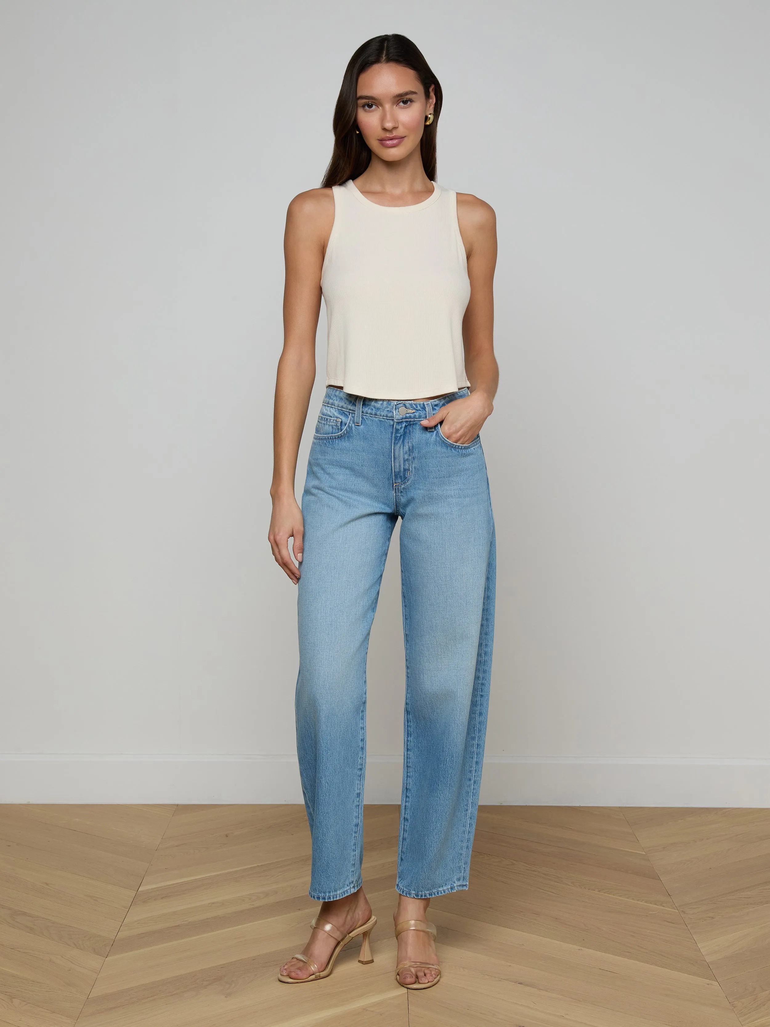 Cael Tank Top sold by L'AGENCE product image thumbnail 3