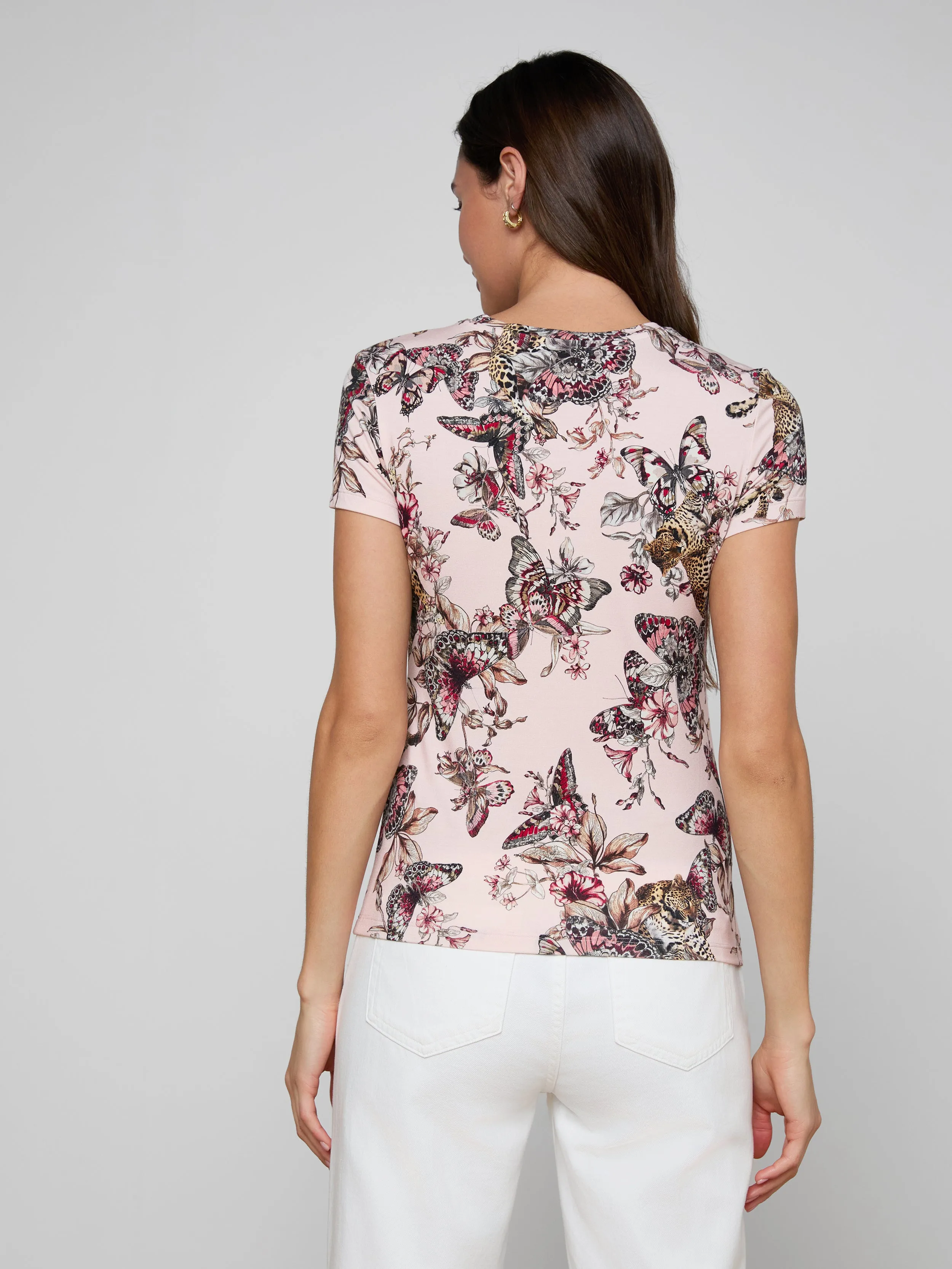 Ressi Fitted Tee sold by L'AGENCE product image thumbnail 5