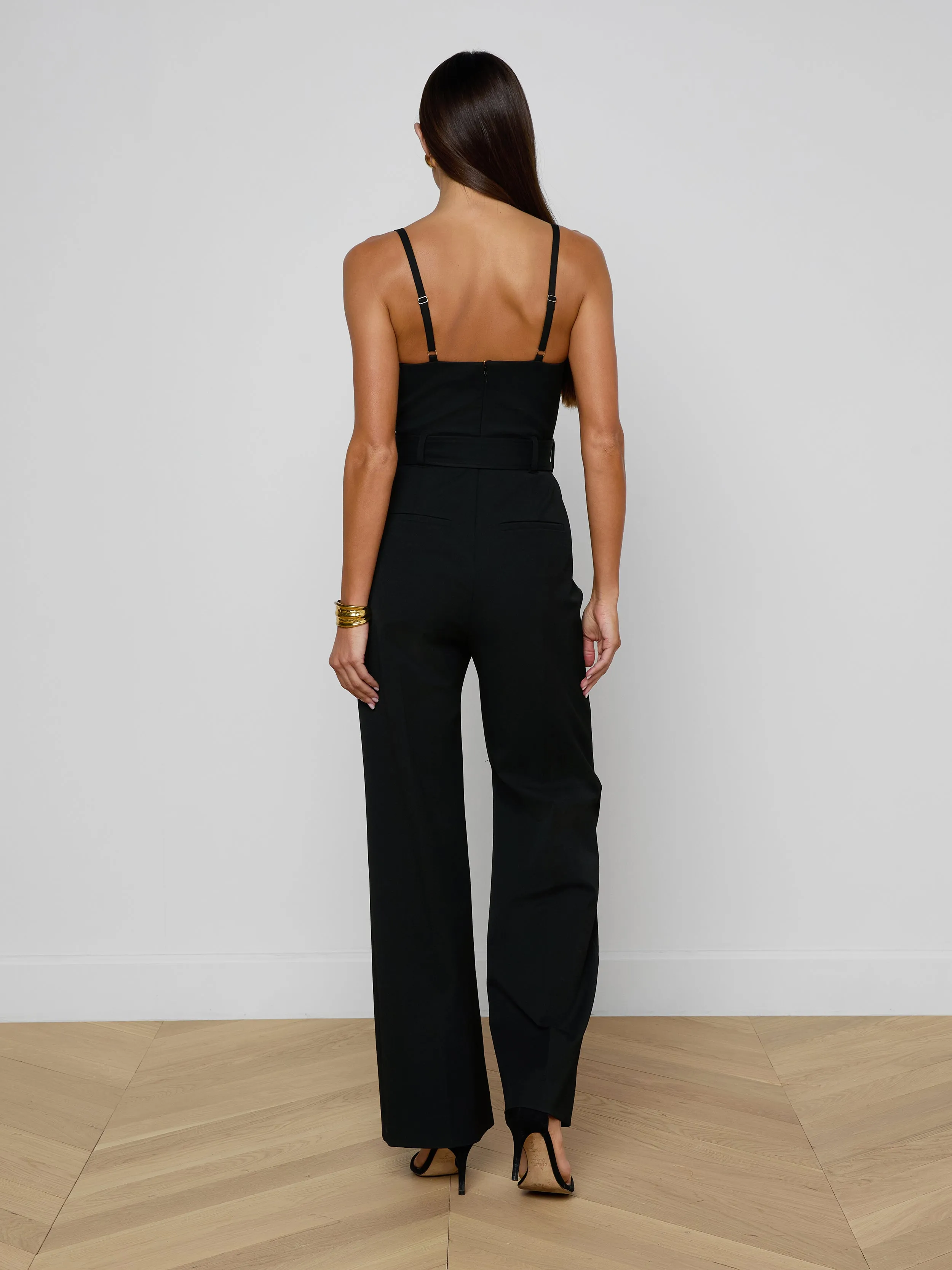 Jessa Bustier Jumpsuit sold by L'AGENCE product image thumbnail 4