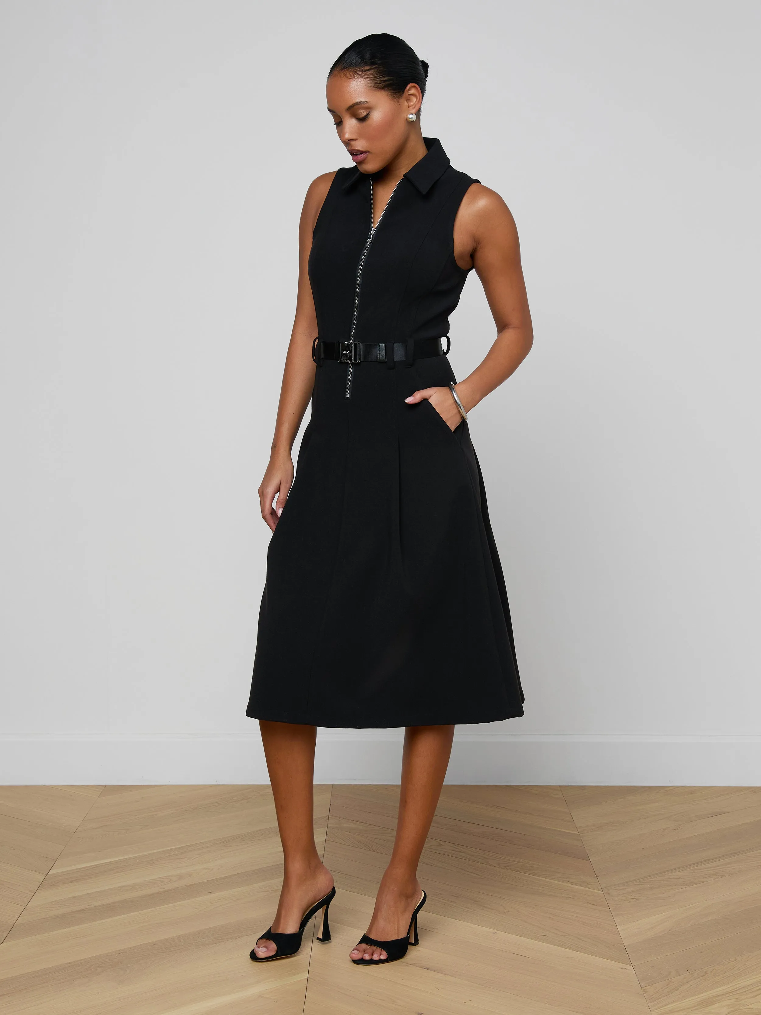 Kylo Shirt Dress sold by L'AGENCE product image thumbnail 4