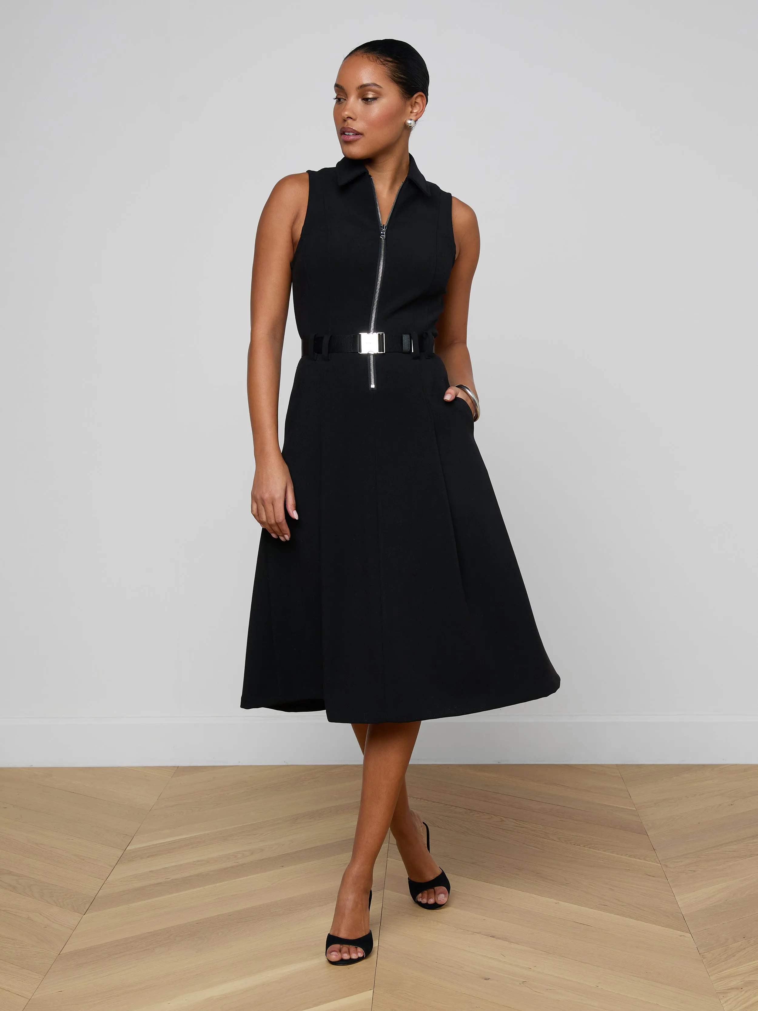 Kylo Shirt Dress sold by L'AGENCE product image thumbnail 3