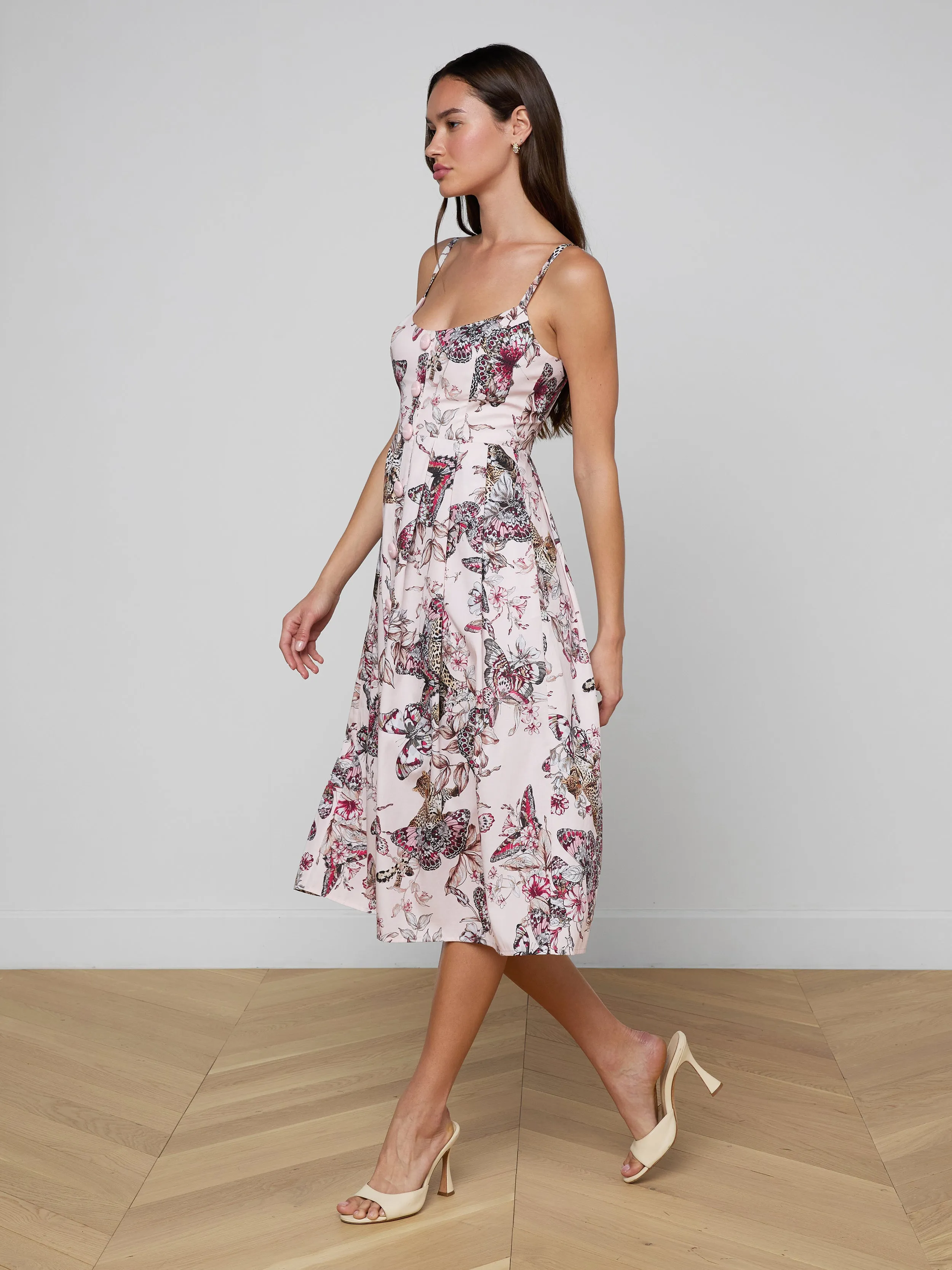 Reanne Midi Dress sold by L'AGENCE product image thumbnail 3