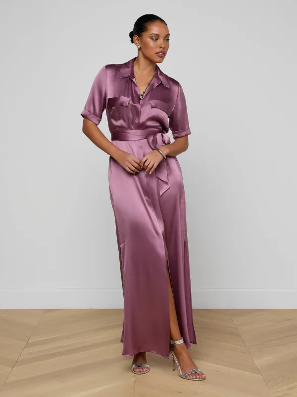 Klement Silk Shirt Dress made by L'AGENCE