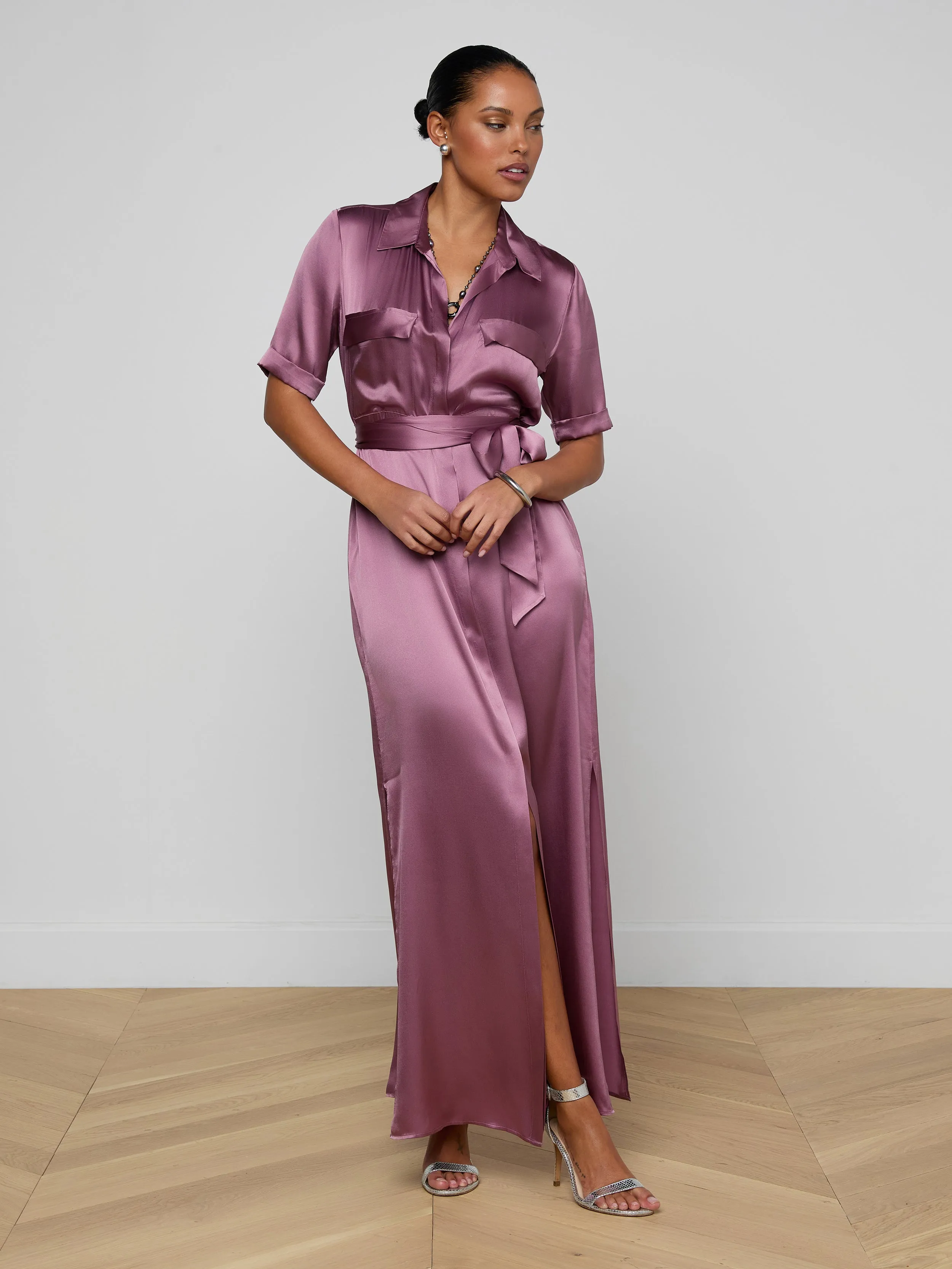 Klement Silk Shirt Dress sold by L'AGENCE