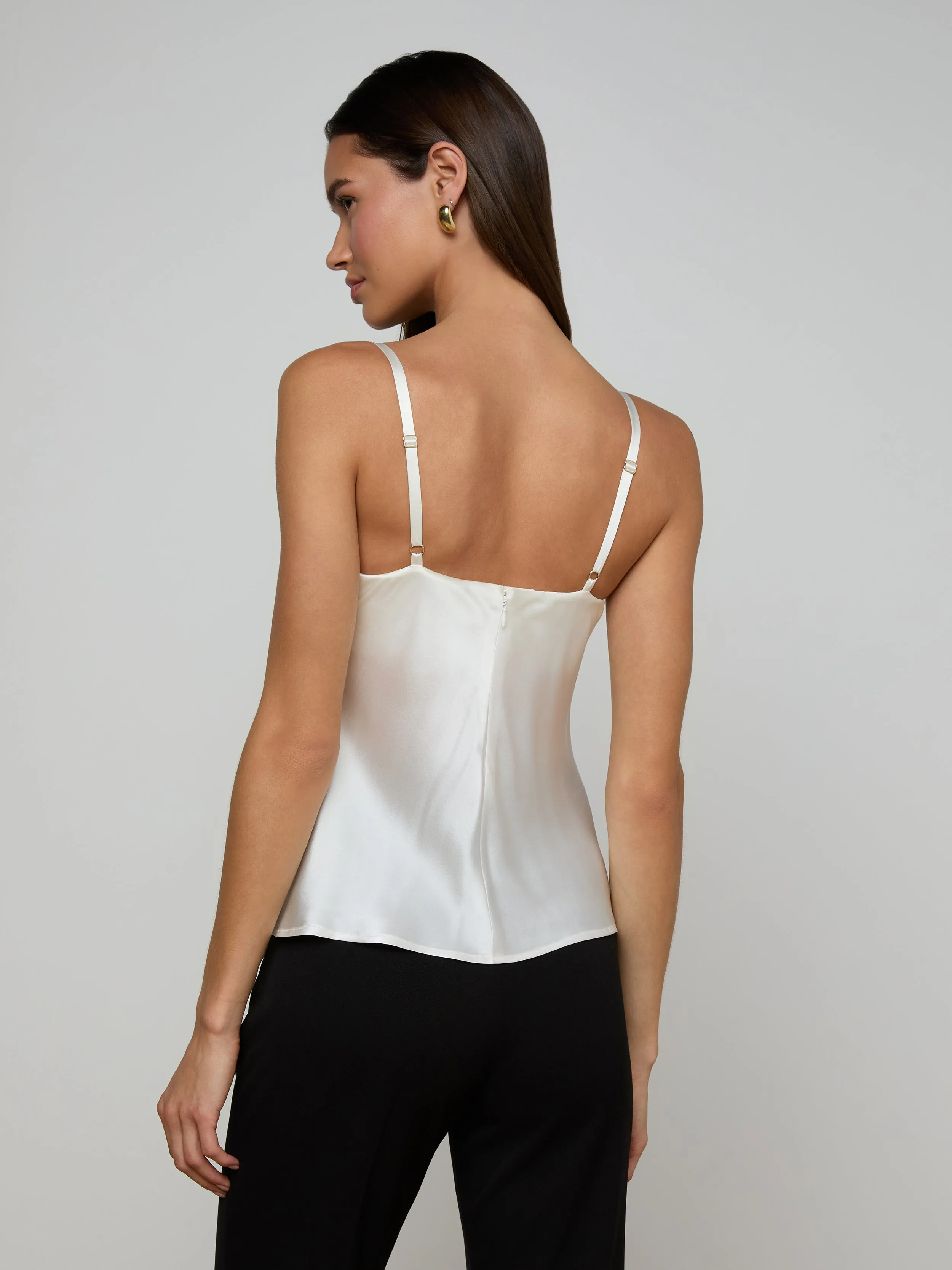 Orlina Silk Camisole sold by L'AGENCE product image thumbnail 4