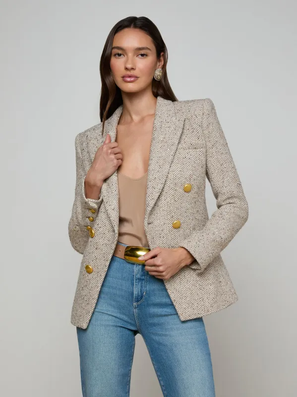 Kyomi Tweed Blazer sold by L'AGENCE