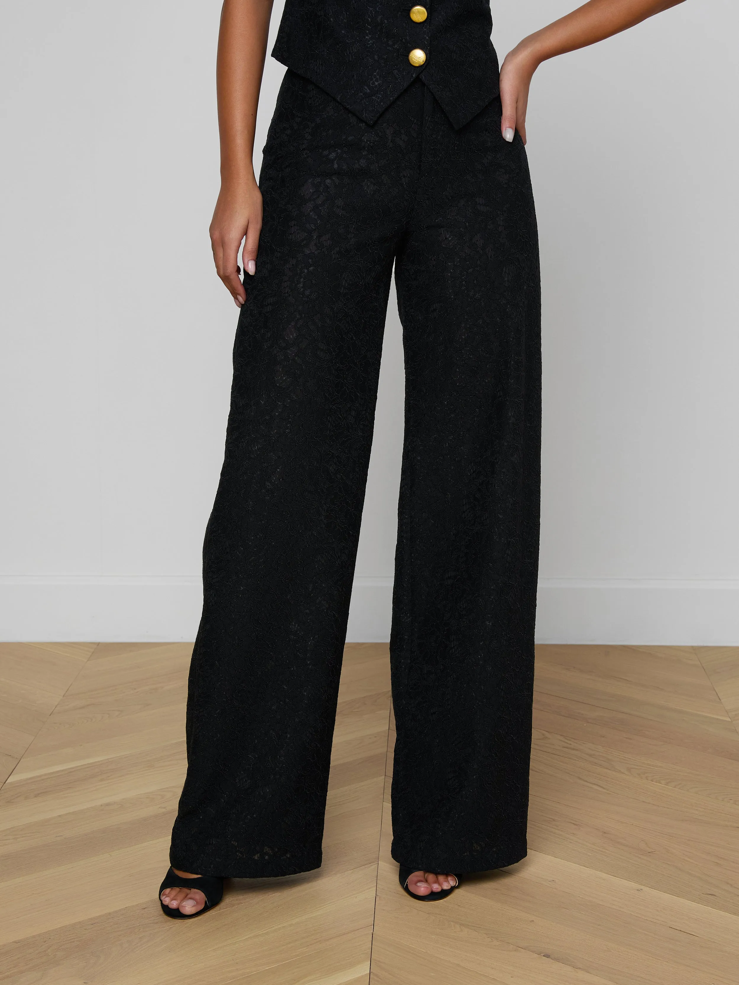 Livvy Lace Trouser sold by L'AGENCE product image thumbnail 2