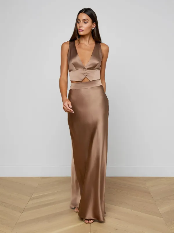 Ryker Silk Maxi Skirt sold by L'AGENCE