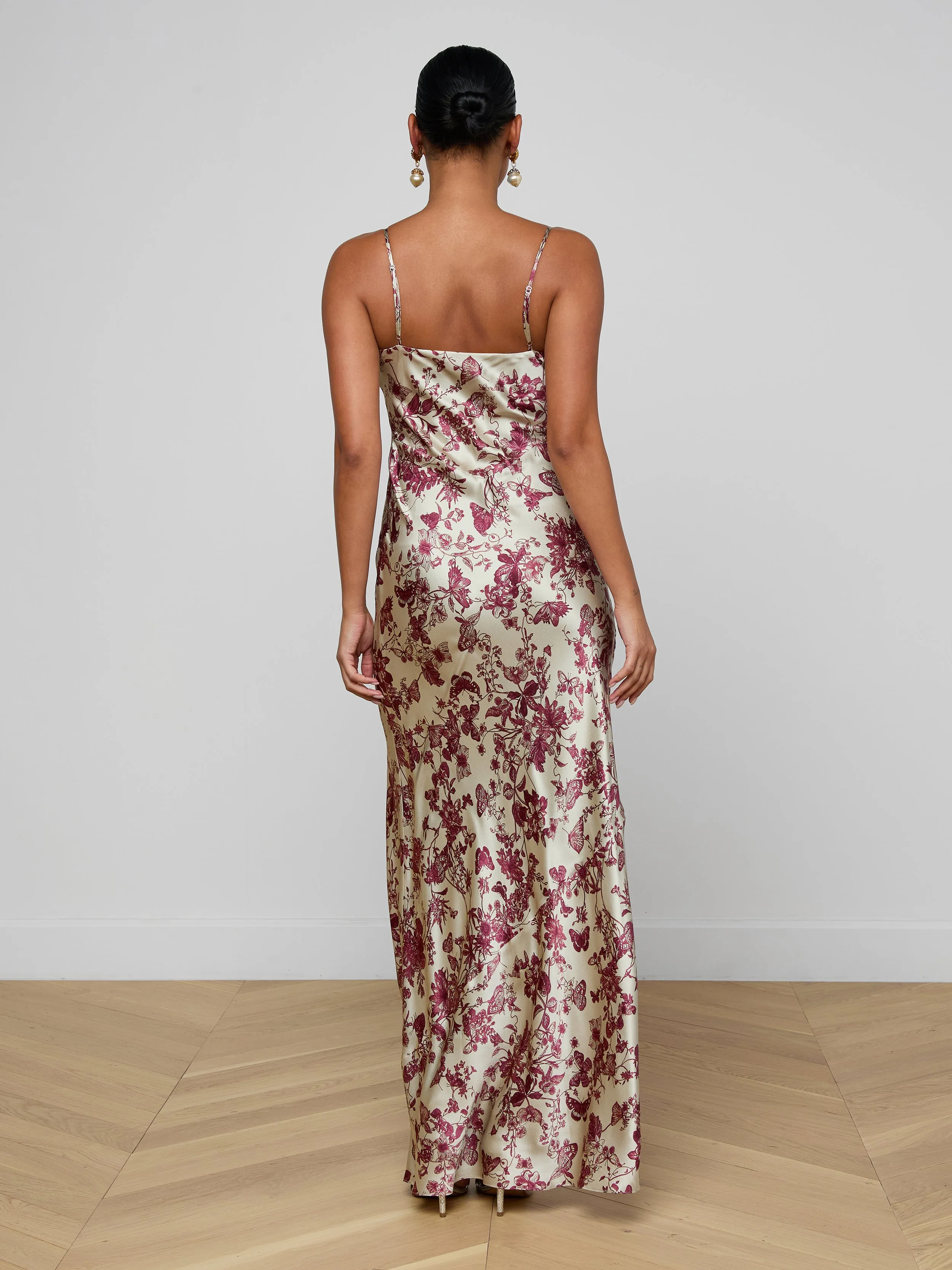 Serita Silk Gown sold by L'AGENCE product image thumbnail 4