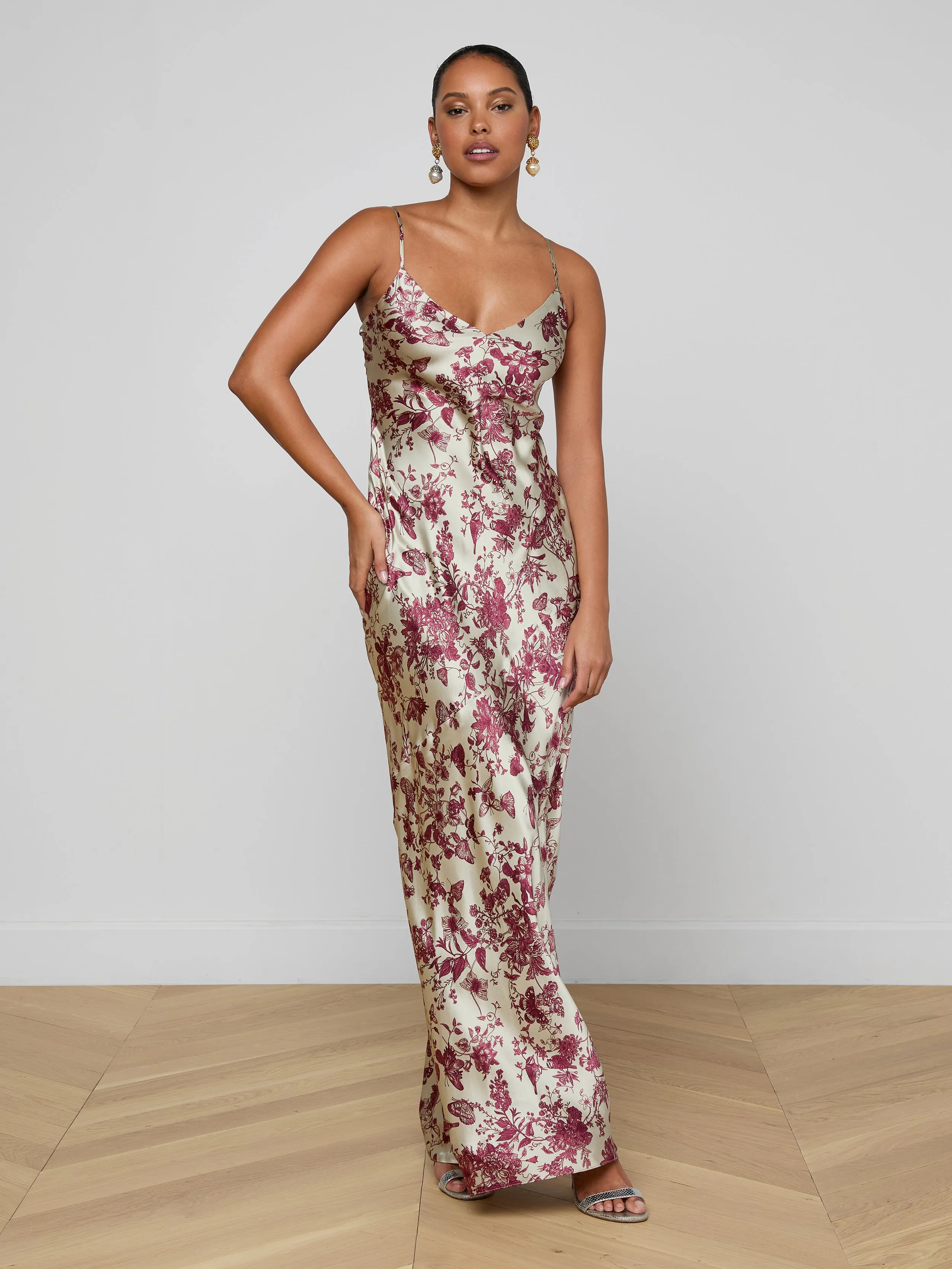 Serita Silk Gown sold by L'AGENCE