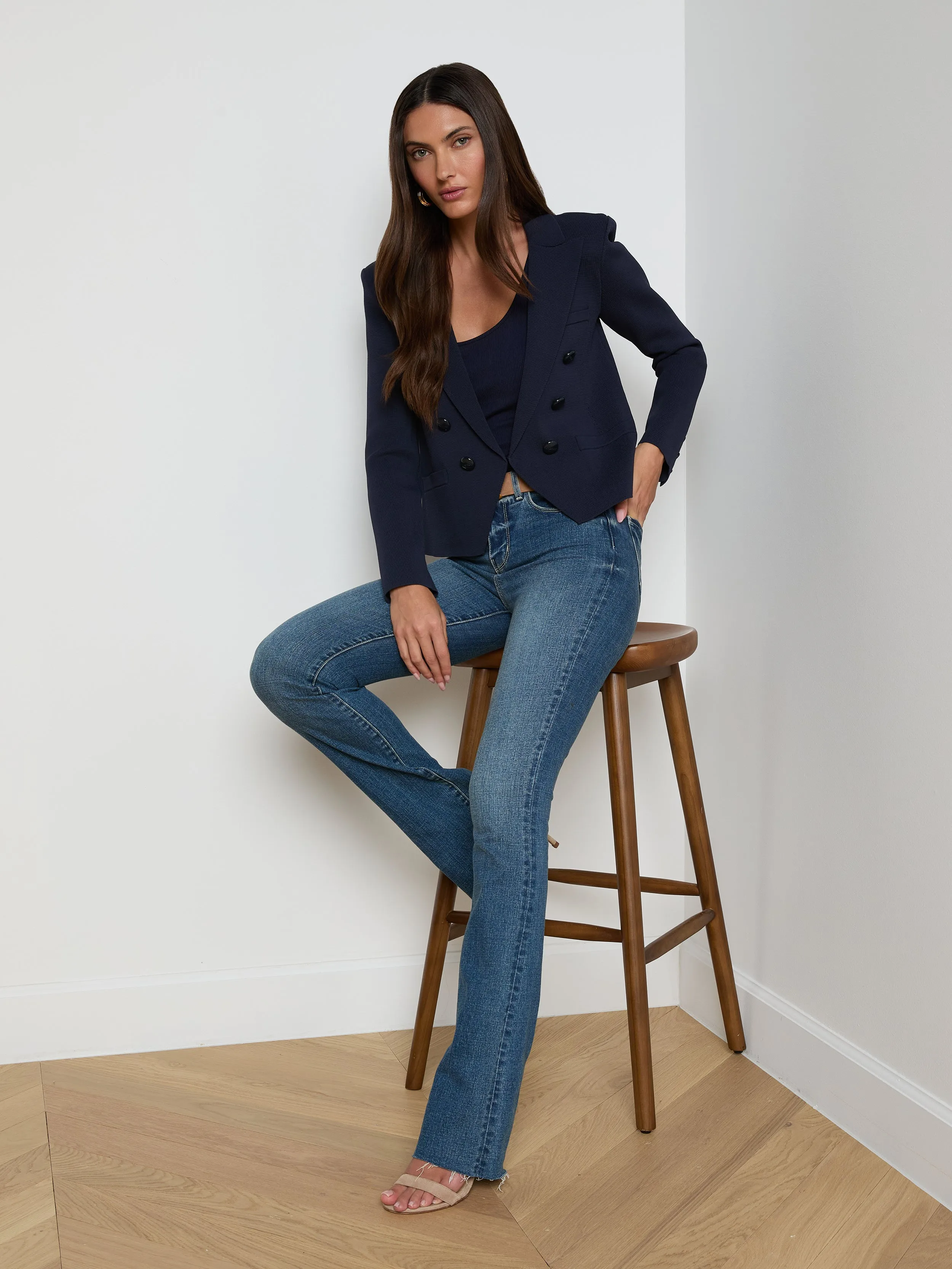 Mercer Knit Blazer sold by L'AGENCE product image thumbnail 5