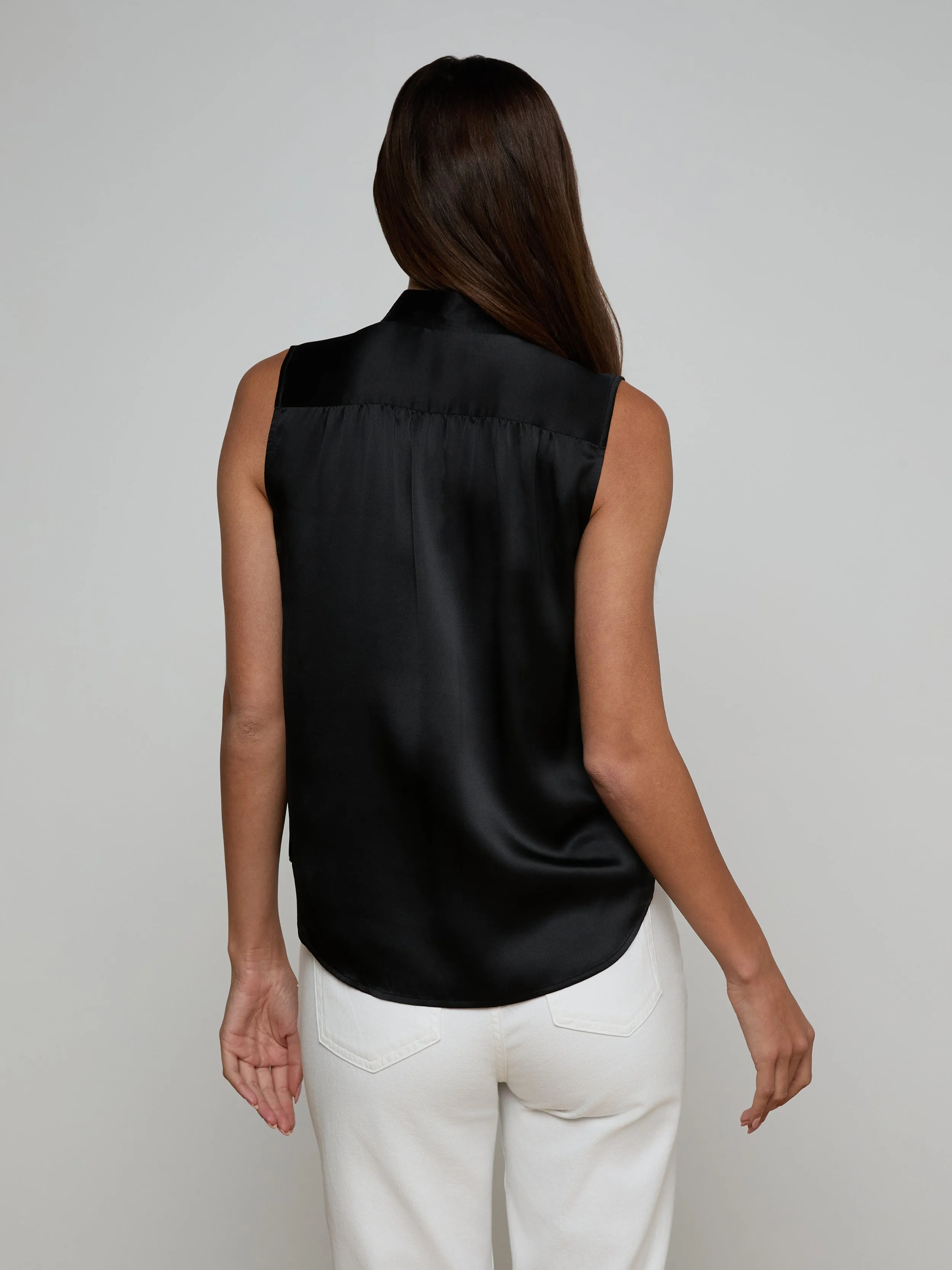 Phoebe Silk Blouse sold by L'AGENCE product image thumbnail 4