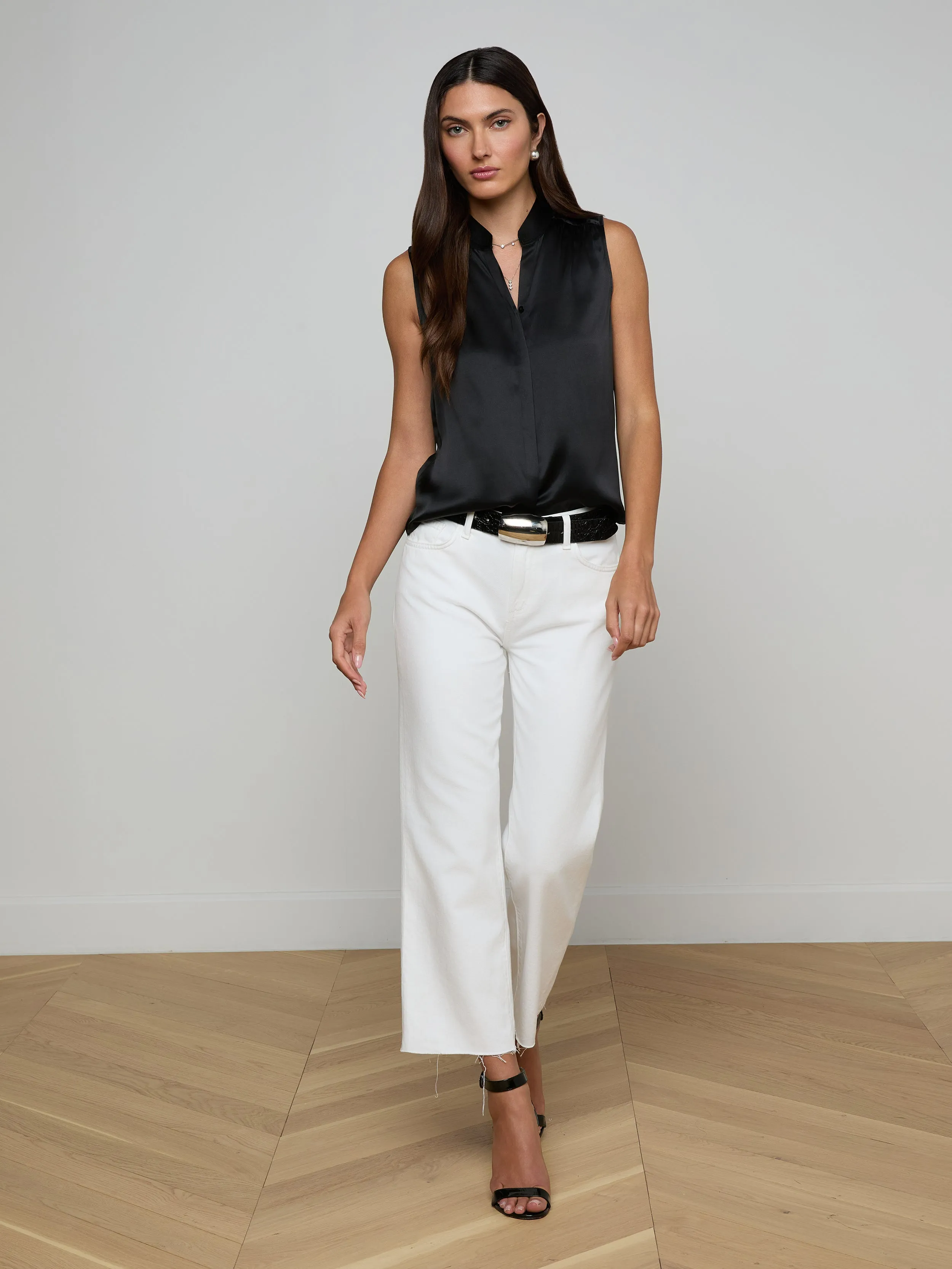 Phoebe Silk Blouse sold by L'AGENCE product image thumbnail 3