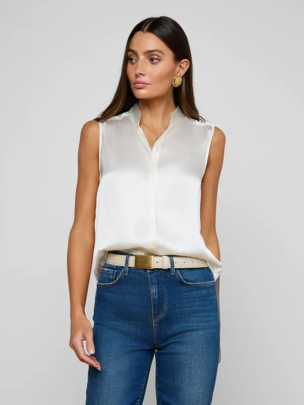 Phoebe Silk Blouse sold by L'AGENCE