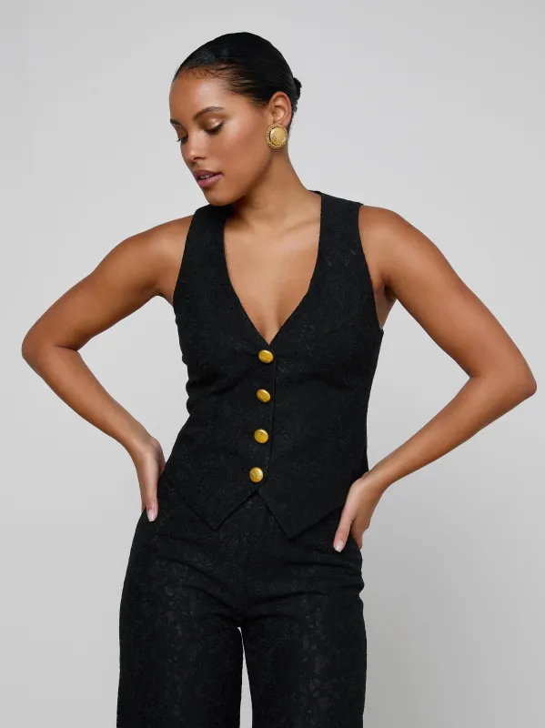 Kino Lace Vest sold by L'AGENCE