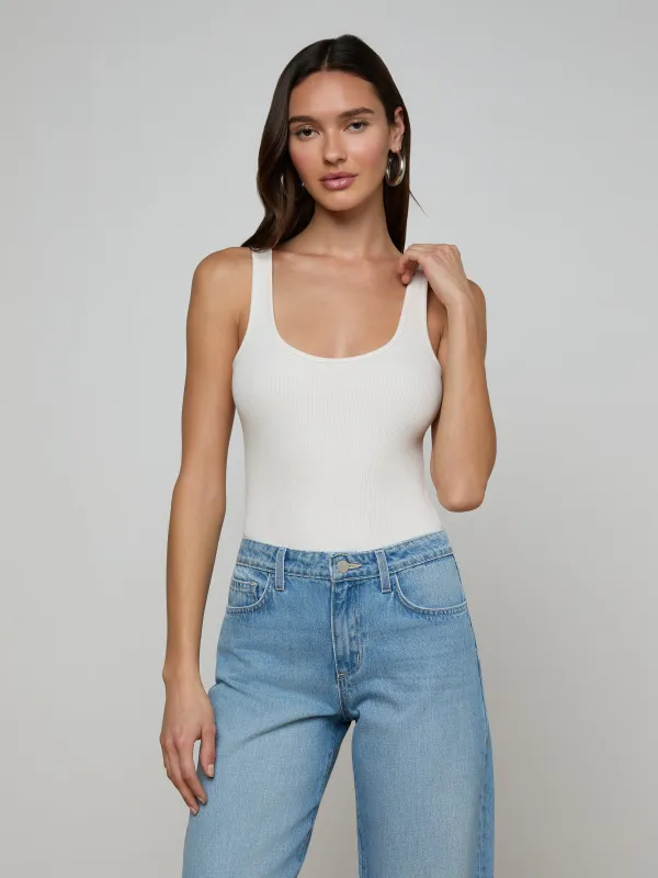 Nica Scoopneck Bodysuit sold by L'AGENCE