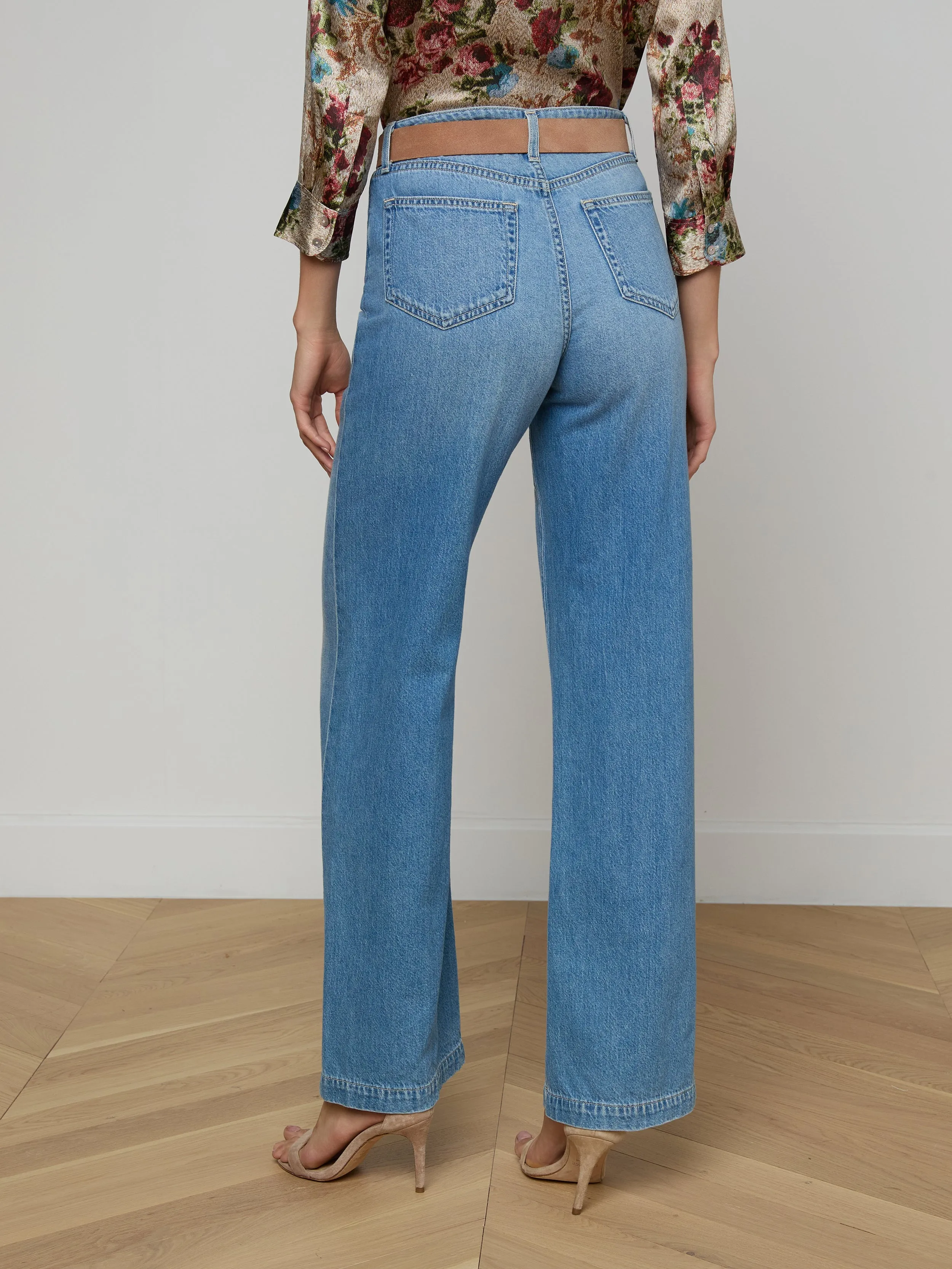 Scottie Wide-Leg Jean sold by L'AGENCE product image thumbnail 5